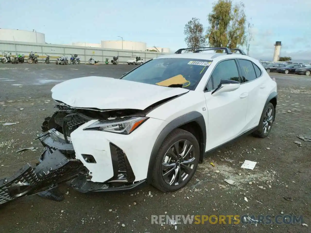 2 Фотография поврежденного автомобиля JTHE9JBH3M2037248 LEXUS UX 250H 2021