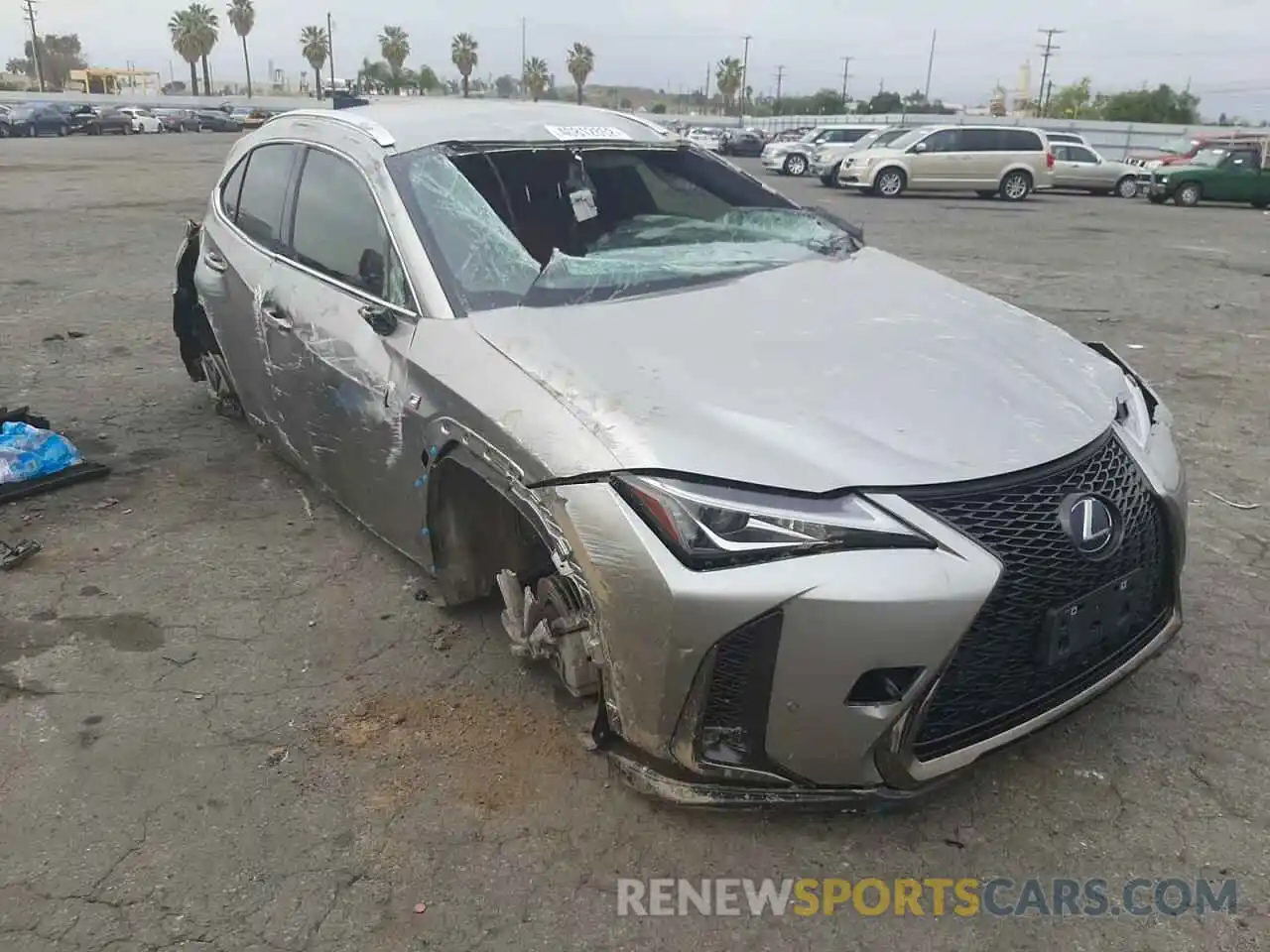 1 Photograph of a damaged car JTHE9JBH3M2049495 LEXUS UX 250H 2021