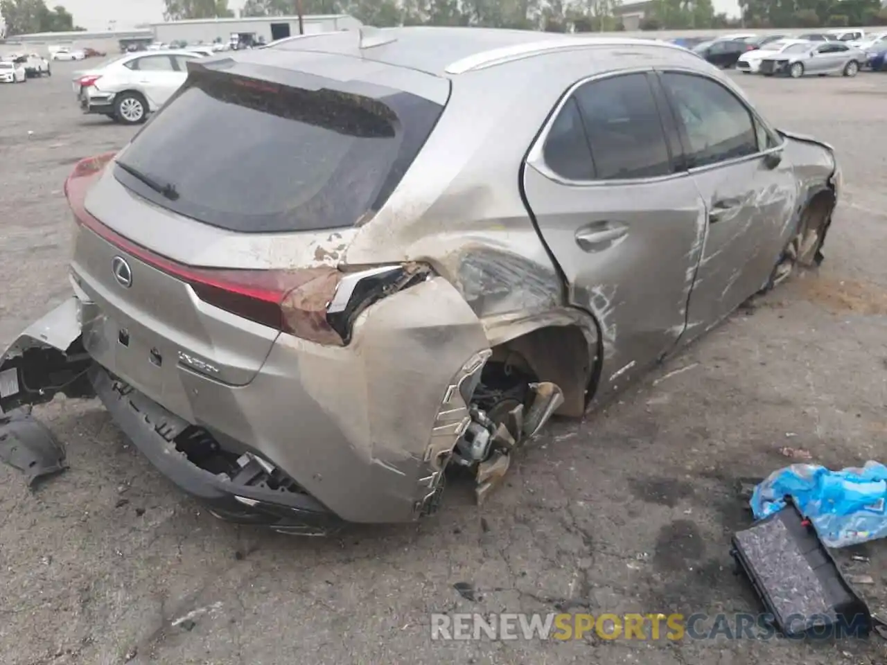 4 Photograph of a damaged car JTHE9JBH3M2049495 LEXUS UX 250H 2021