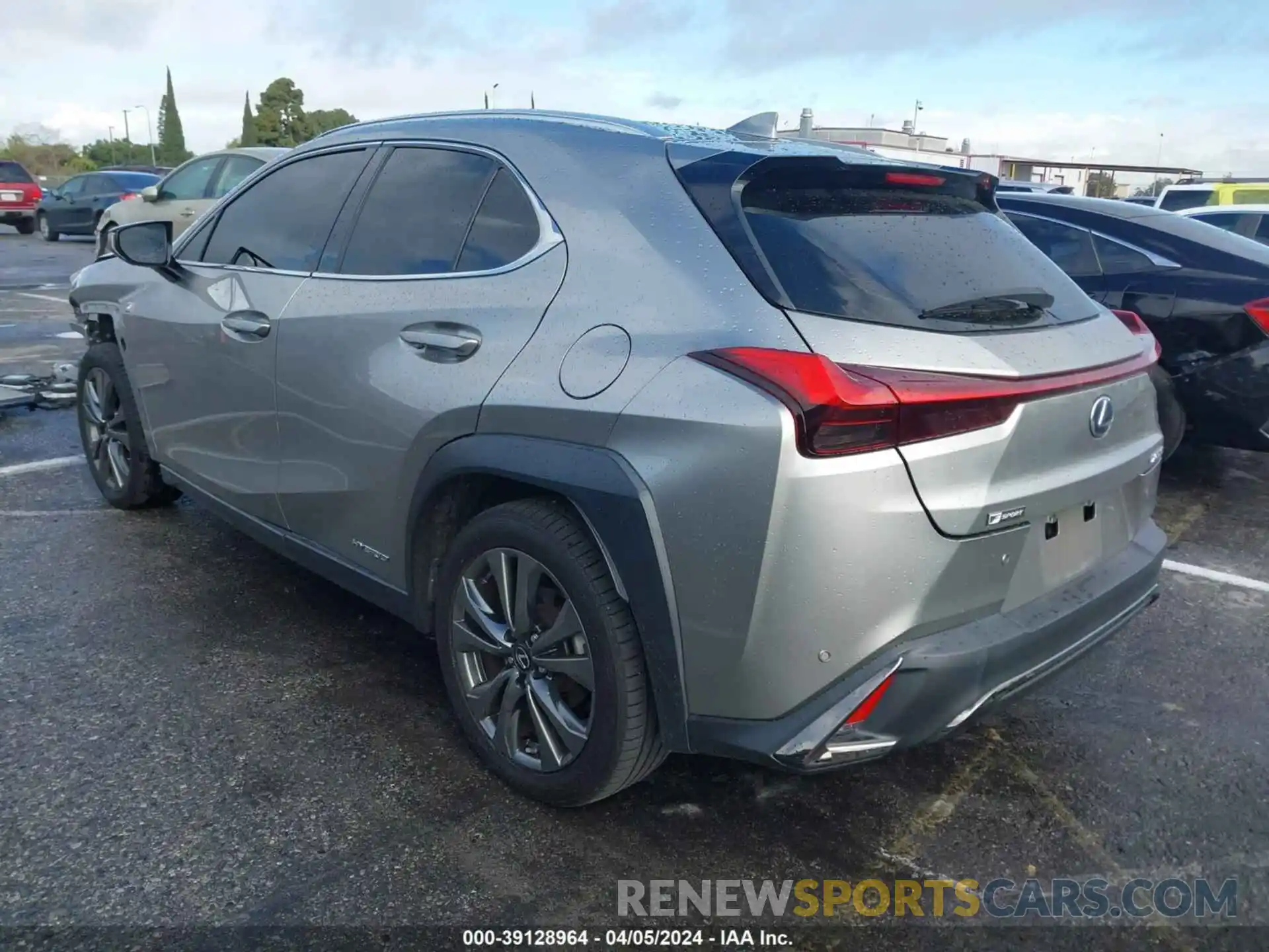 3 Фотография поврежденного автомобиля JTHE9JBH5M2043603 LEXUS UX 250H 2021