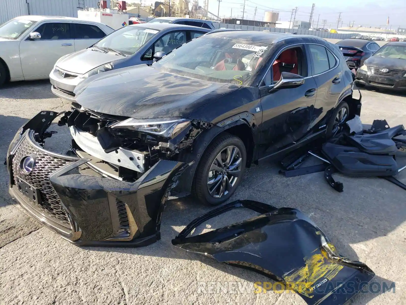 2 Photograph of a damaged car JTHE9JBH9M2049517 LEXUS UX 250H 2021