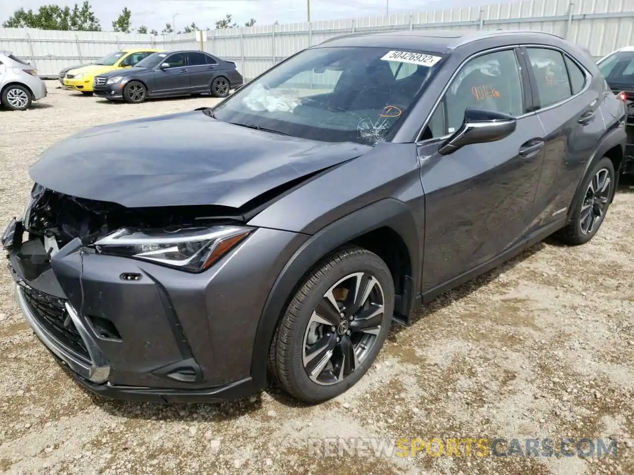 2 Фотография поврежденного автомобиля JTHL9JBH1M2049776 LEXUS UX 250H 2021