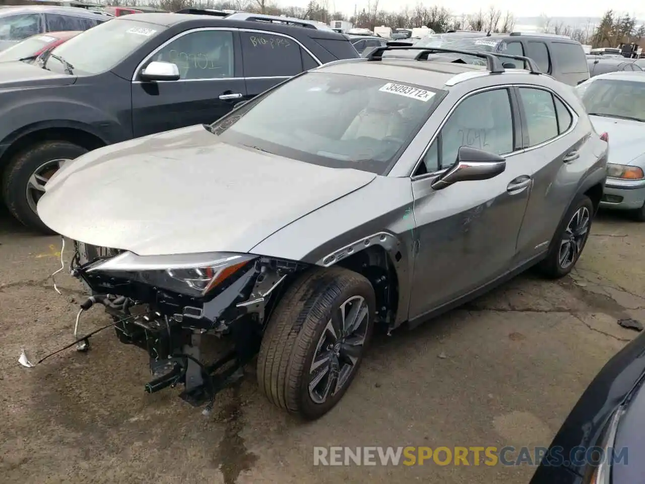 2 Фотография поврежденного автомобиля JTHL9JBH1M2051785 LEXUS UX 250H 2021