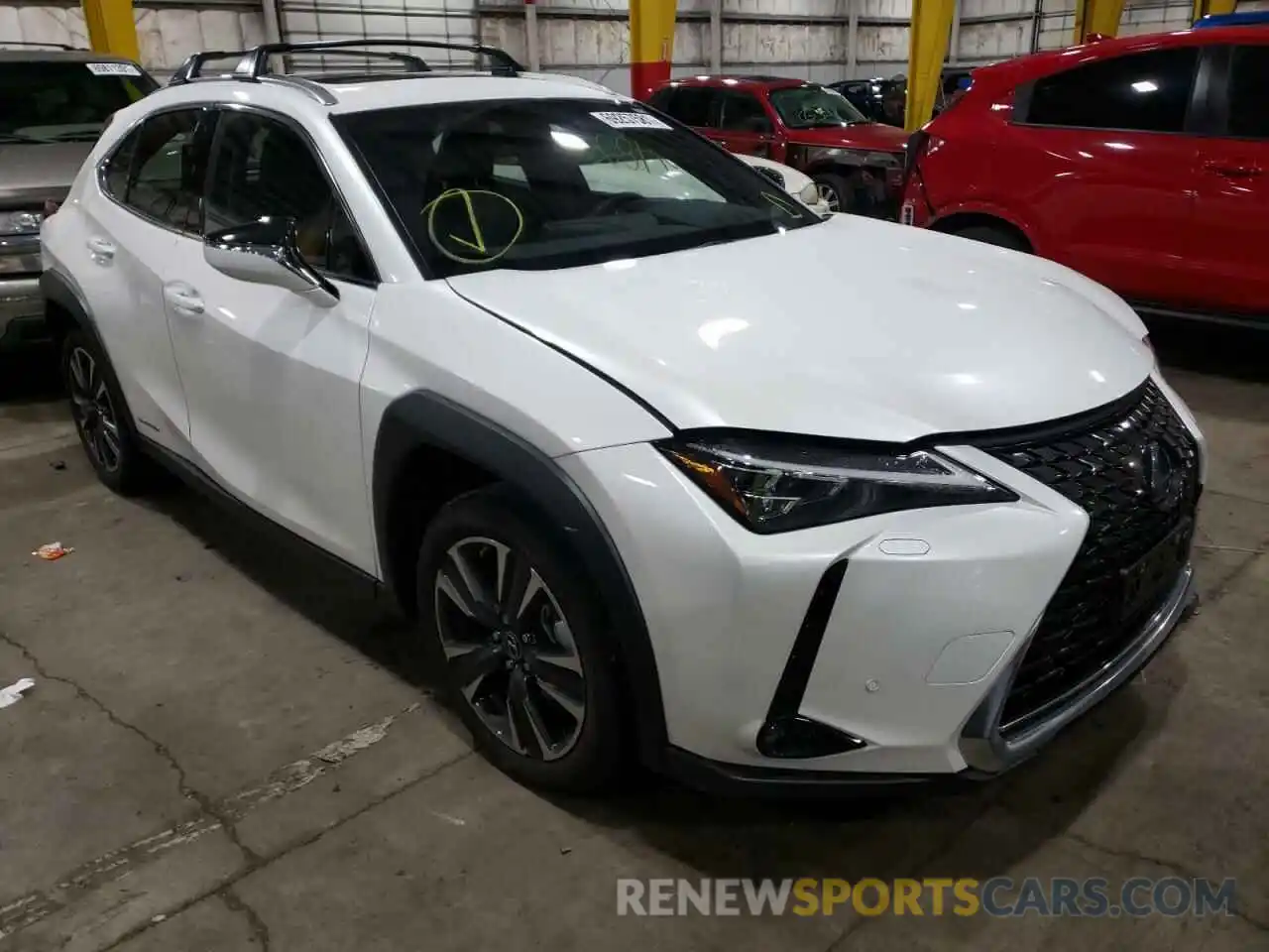 1 Photograph of a damaged car JTHL9JBH7M2048602 LEXUS UX 250H 2021