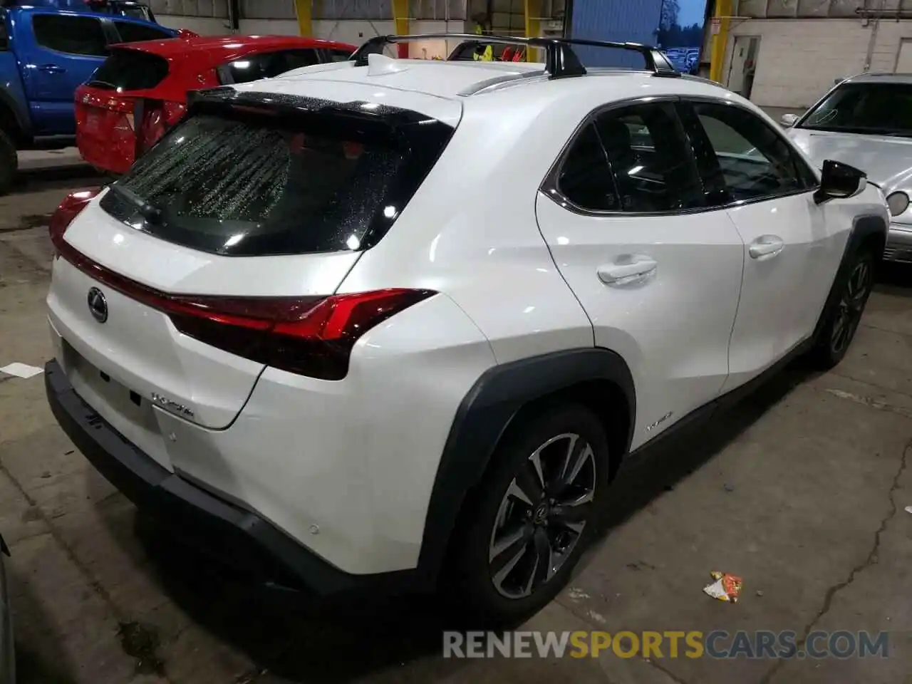 4 Фотография поврежденного автомобиля JTHL9JBH7M2048602 LEXUS UX 250H 2021