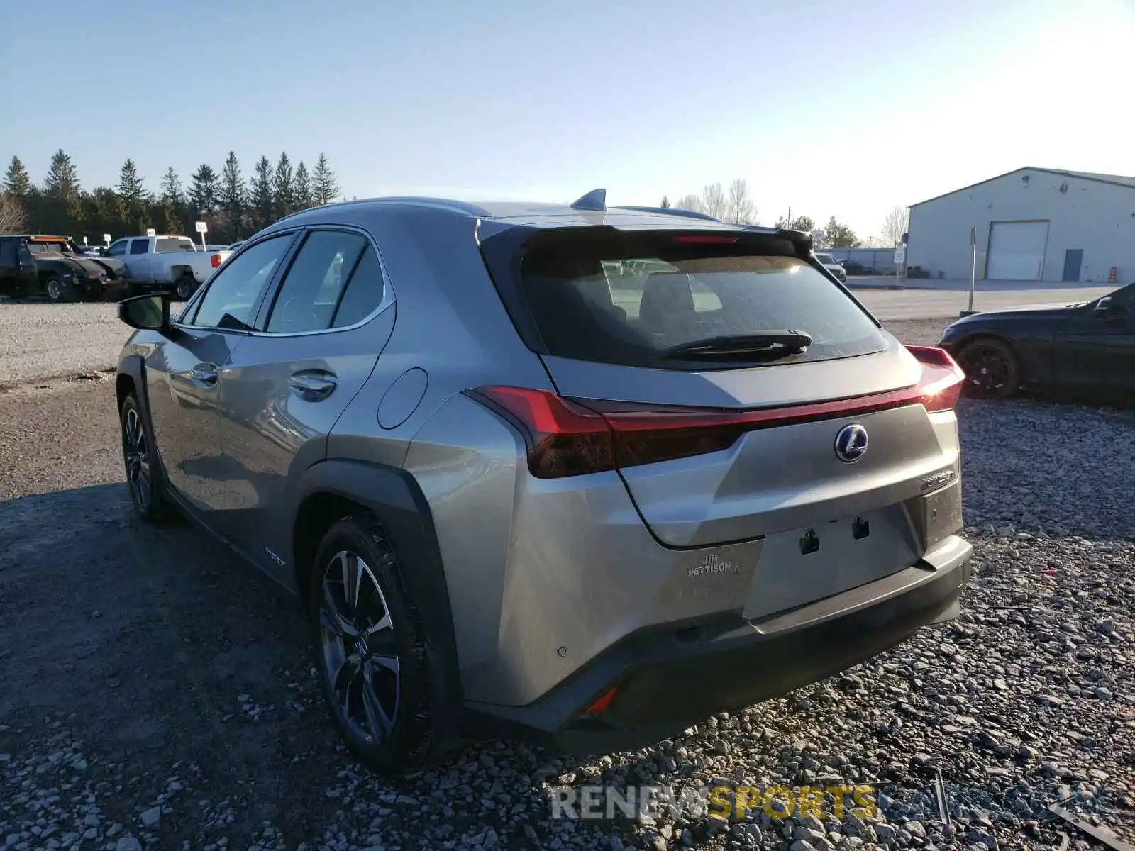 3 Фотография поврежденного автомобиля JTHL9JBH9M2038508 LEXUS UX 250H 2021