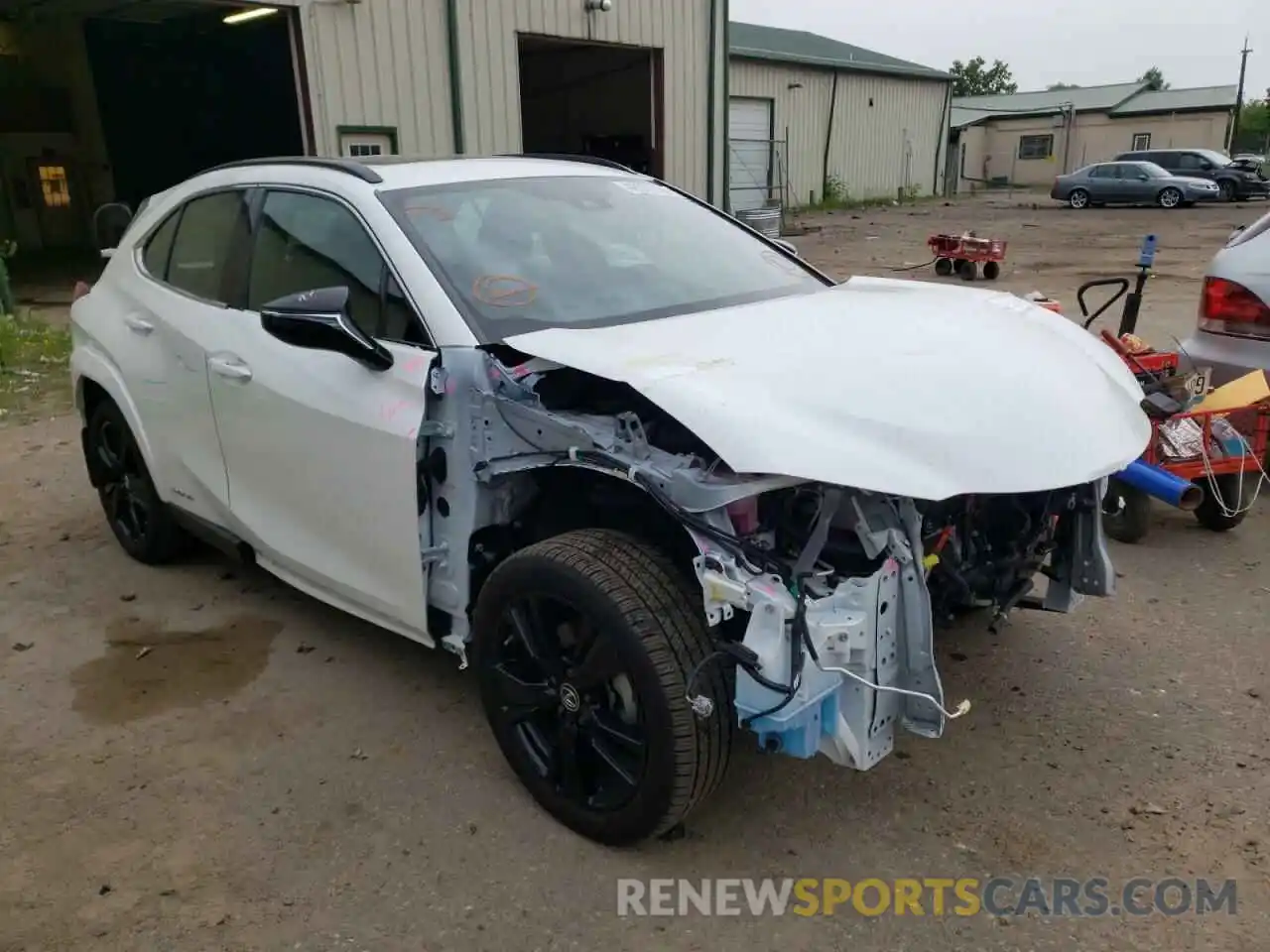 1 Photograph of a damaged car JTHP9JBH0M2048913 LEXUS UX 250H 2021