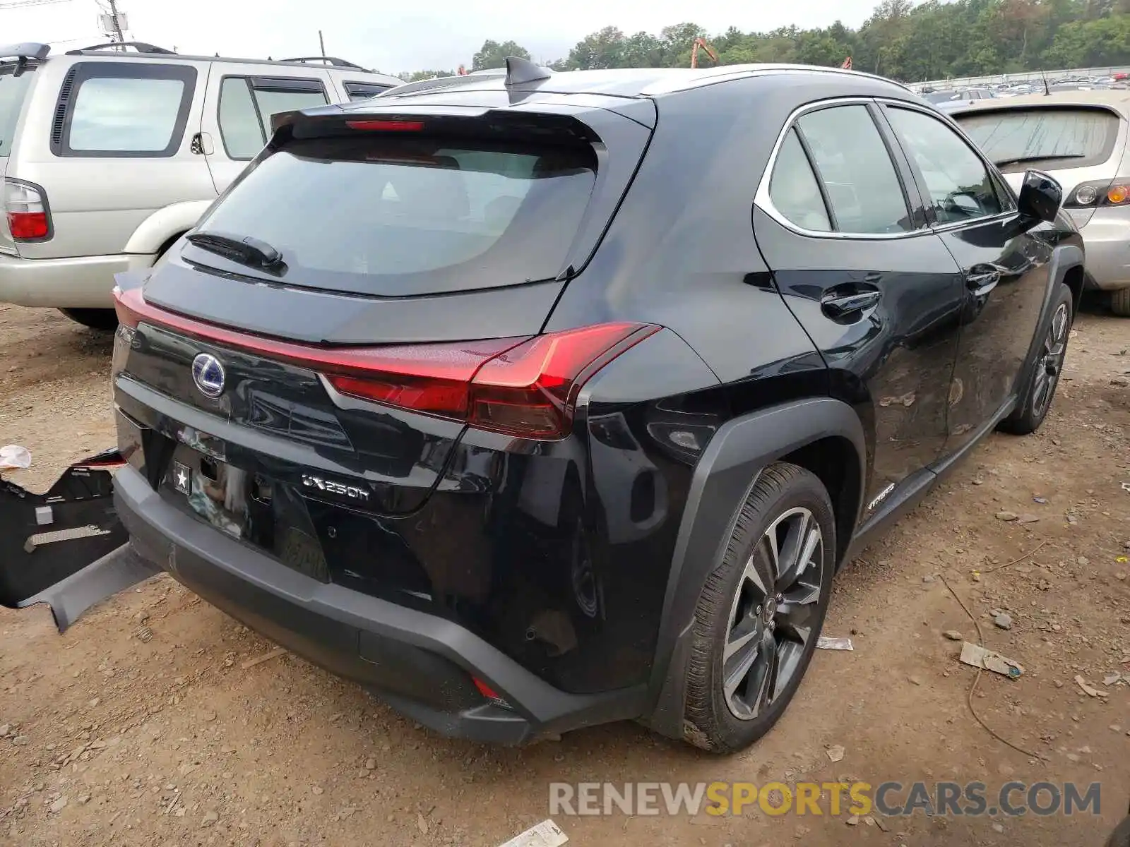 4 Фотография поврежденного автомобиля JTHP9JBH0M2050080 LEXUS UX 250H 2021