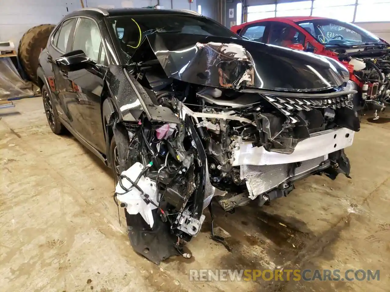 1 Photograph of a damaged car JTHP9JBH0M2051357 LEXUS UX 250H 2021