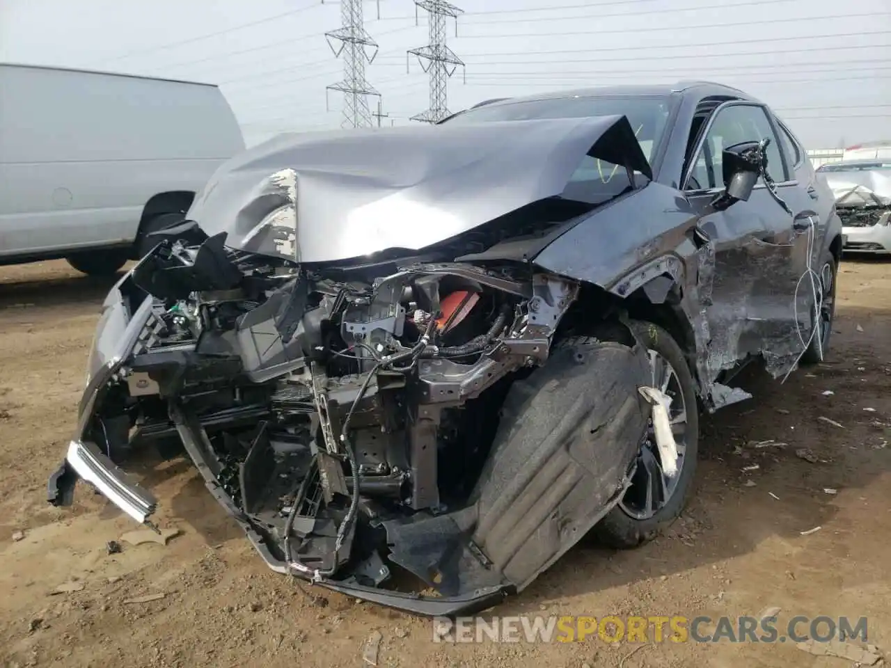 2 Photograph of a damaged car JTHP9JBH0M2054064 LEXUS UX 250H 2021