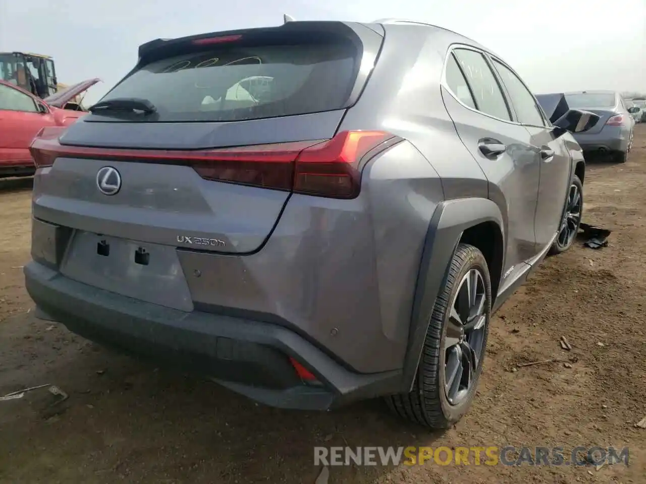 4 Фотография поврежденного автомобиля JTHP9JBH0M2054064 LEXUS UX 250H 2021