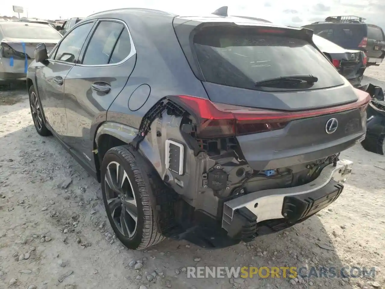 3 Photograph of a damaged car JTHP9JBH1M2041534 LEXUS UX 250H 2021