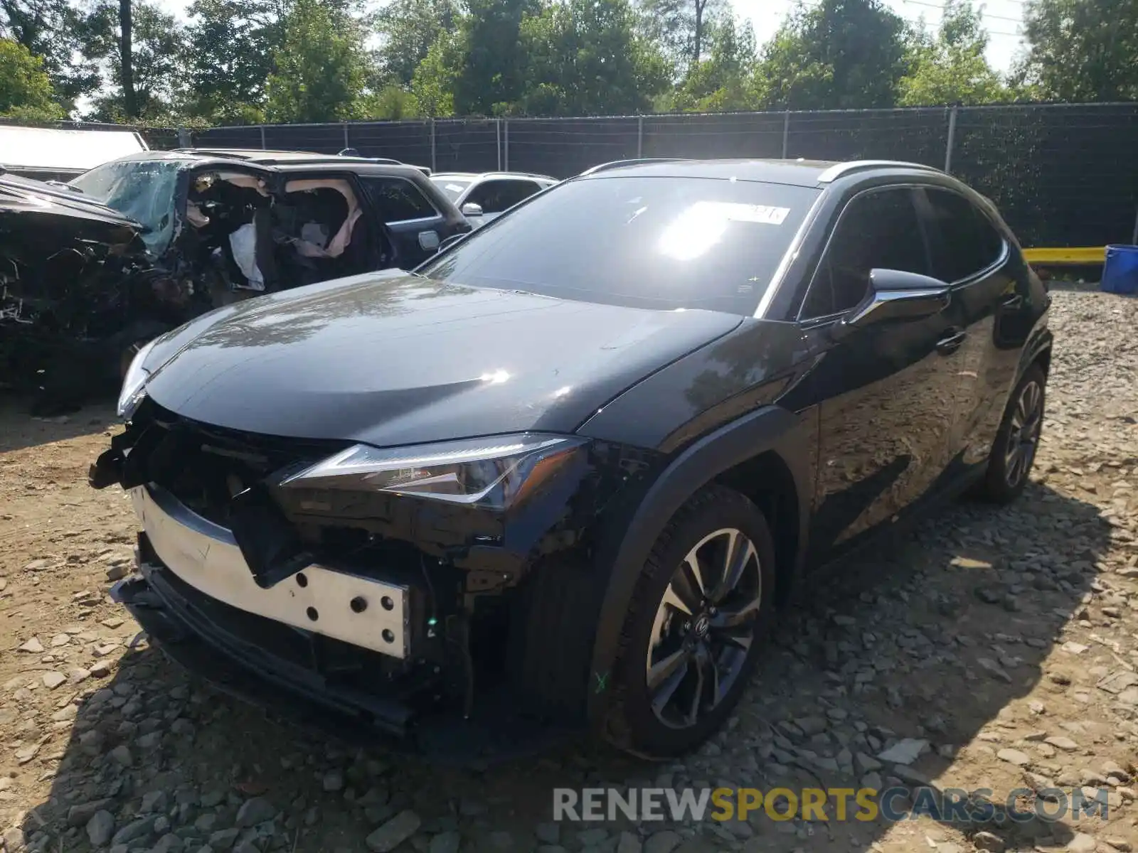 2 Фотография поврежденного автомобиля JTHP9JBH1M2042666 LEXUS UX 250H 2021