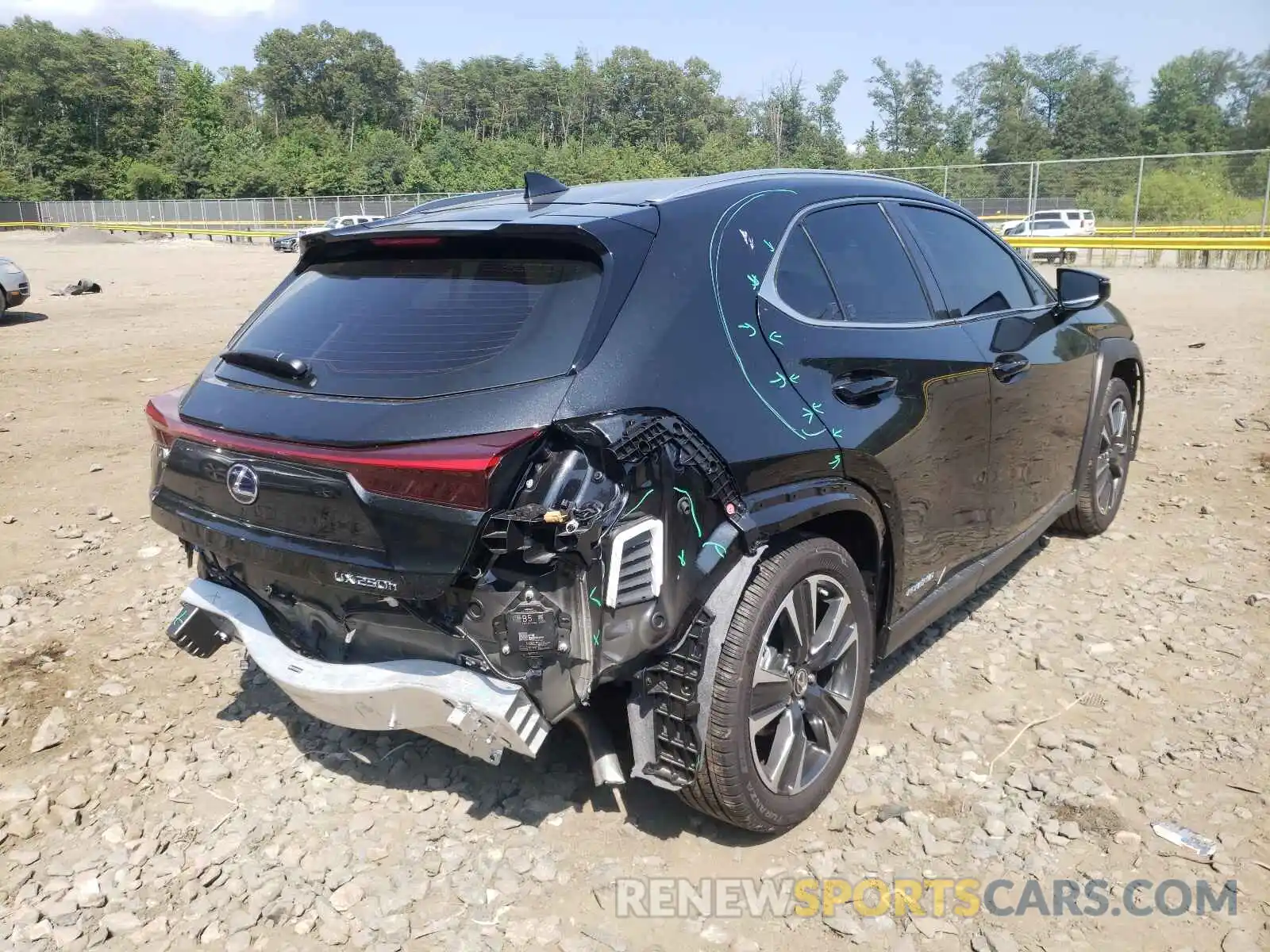 4 Photograph of a damaged car JTHP9JBH1M2042666 LEXUS UX 250H 2021