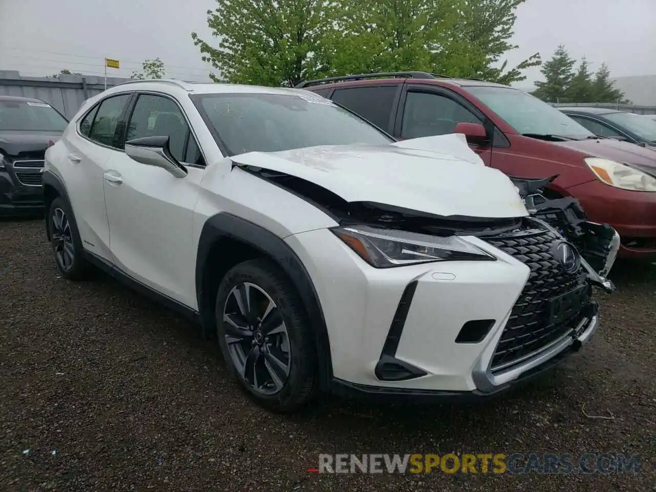 1 Photograph of a damaged car JTHP9JBH2M2042000 LEXUS UX 250H 2021