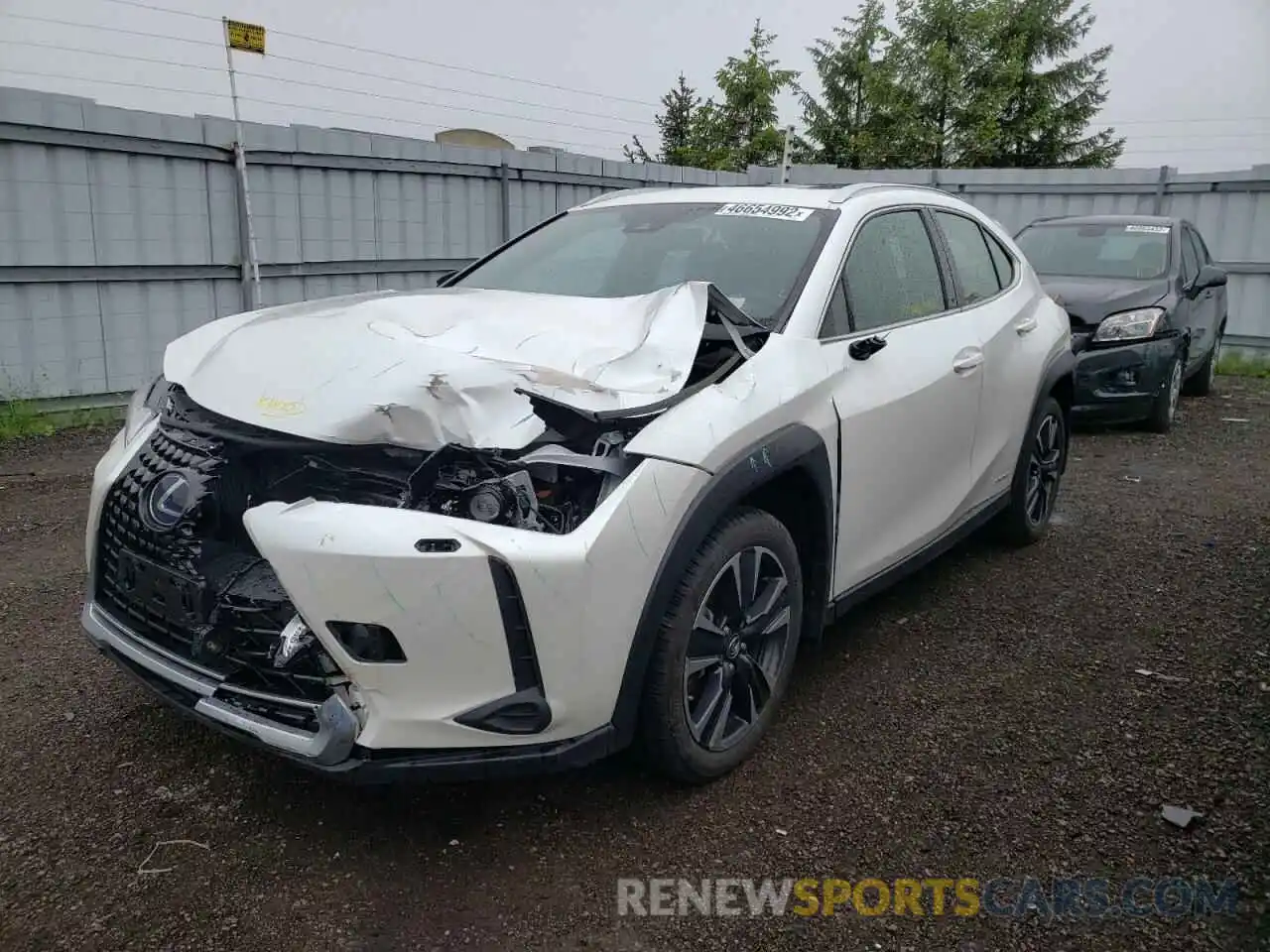 2 Фотография поврежденного автомобиля JTHP9JBH2M2042000 LEXUS UX 250H 2021