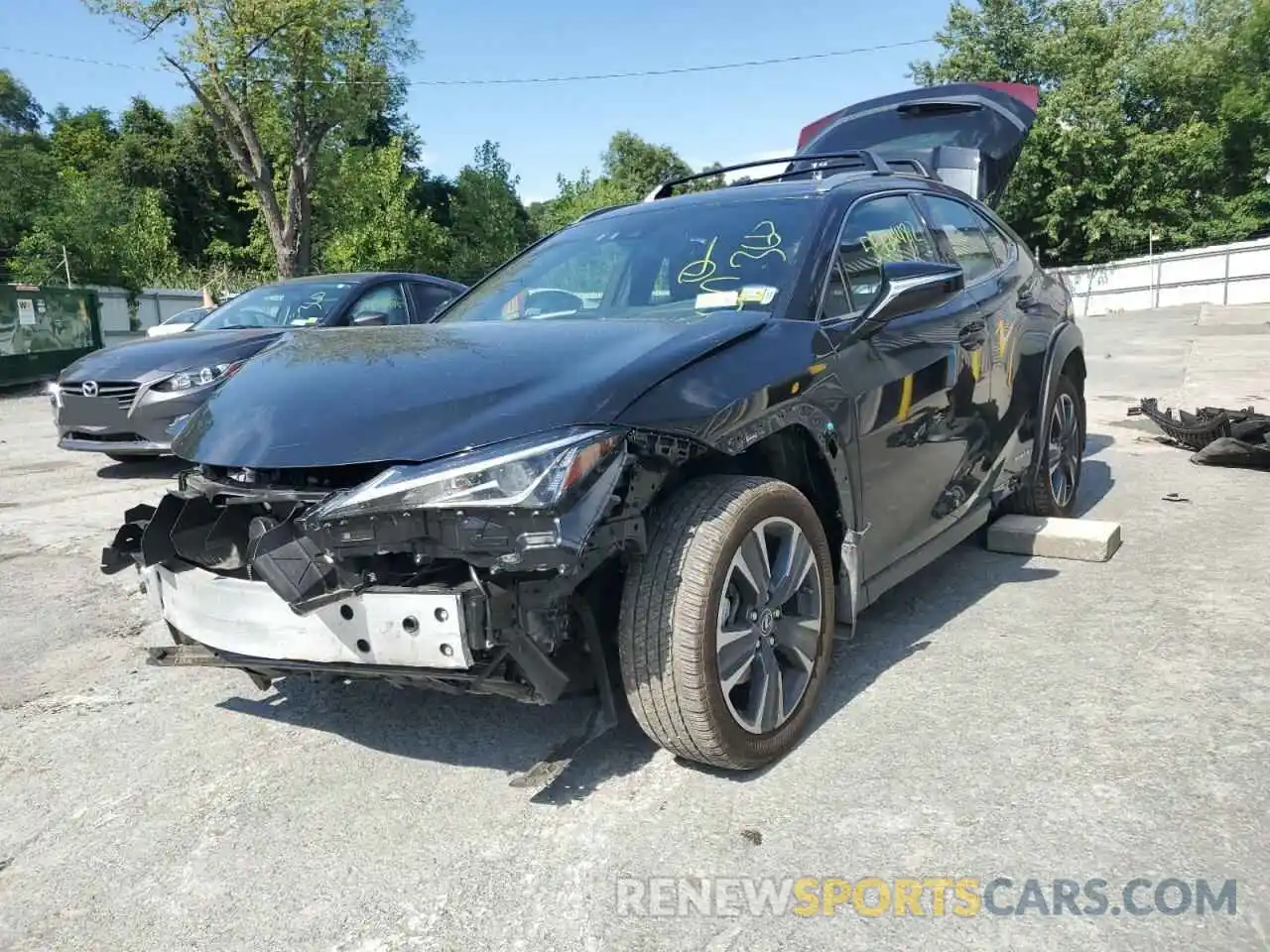 2 Photograph of a damaged car JTHP9JBH2M2051134 LEXUS UX 250H 2021