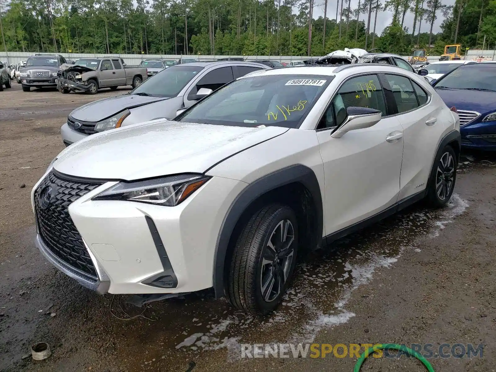 2 Фотография поврежденного автомобиля JTHP9JBH3M2039090 LEXUS UX 250H 2021