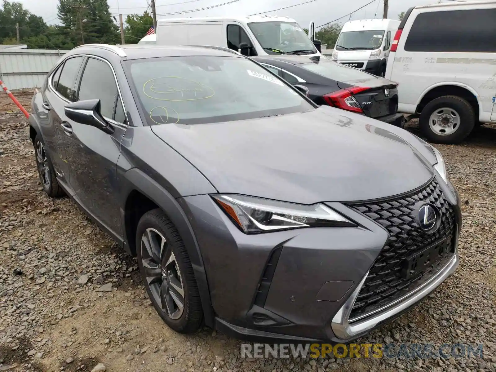 1 Фотография поврежденного автомобиля JTHP9JBH3M2042281 LEXUS UX 250H 2021