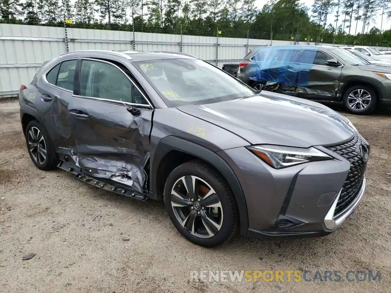 1 Photograph of a damaged car JTHP9JBH3M2046394 LEXUS UX 250H 2021