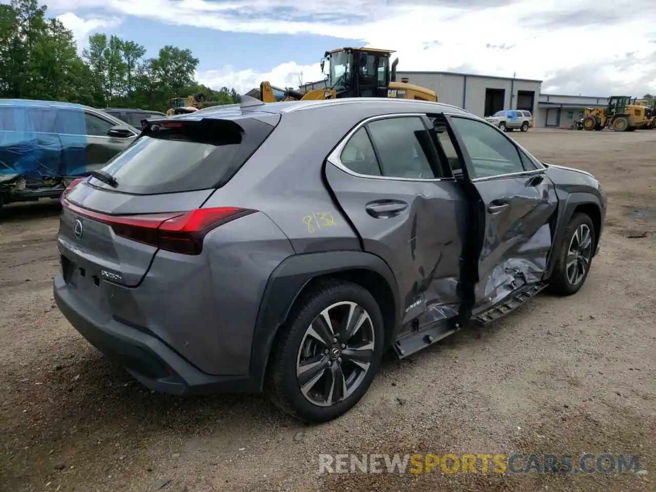 4 Фотография поврежденного автомобиля JTHP9JBH3M2046394 LEXUS UX 250H 2021