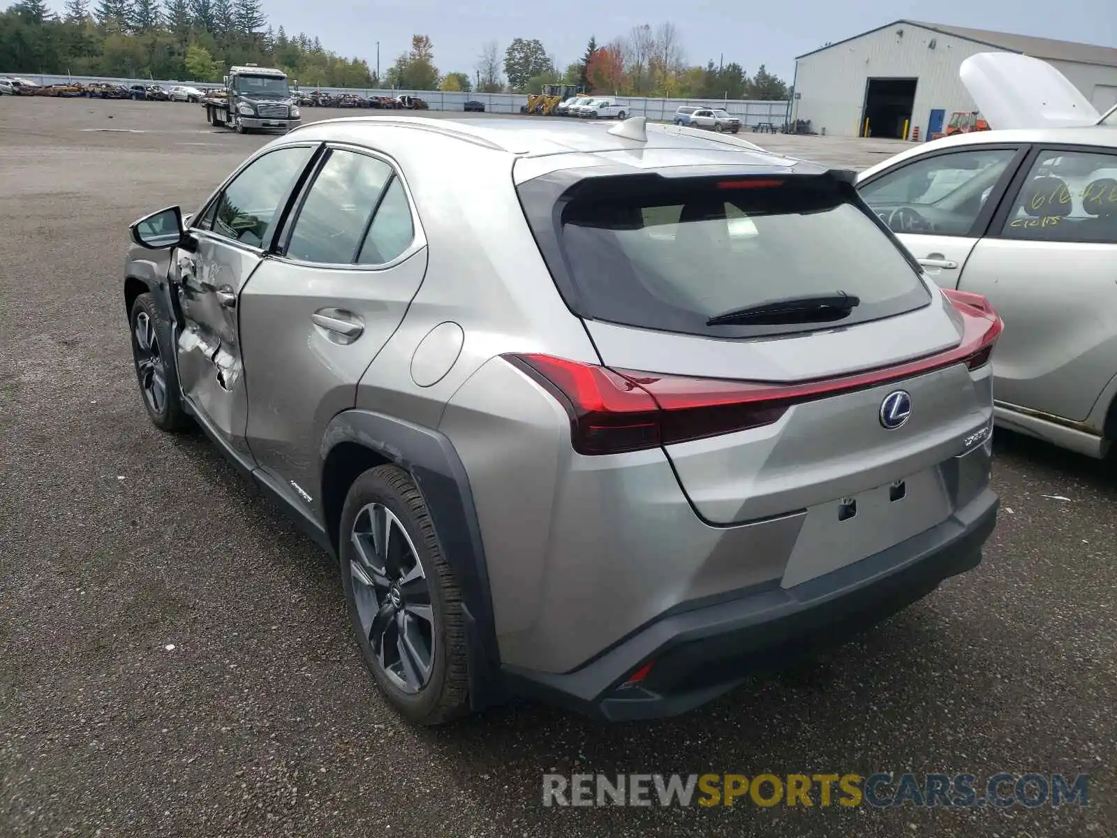 3 Photograph of a damaged car JTHP9JBH4M2038482 LEXUS UX 250H 2021