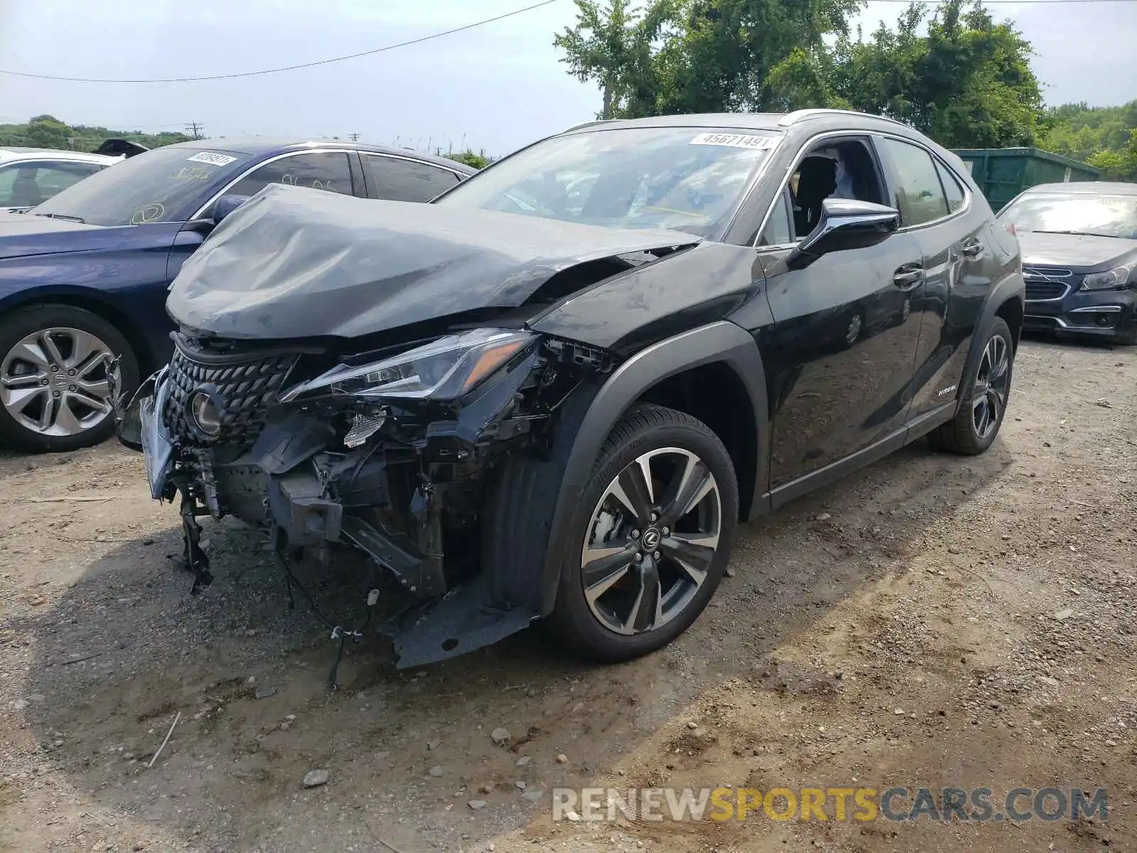 2 Photograph of a damaged car JTHP9JBH4M2045240 LEXUS UX 250H 2021