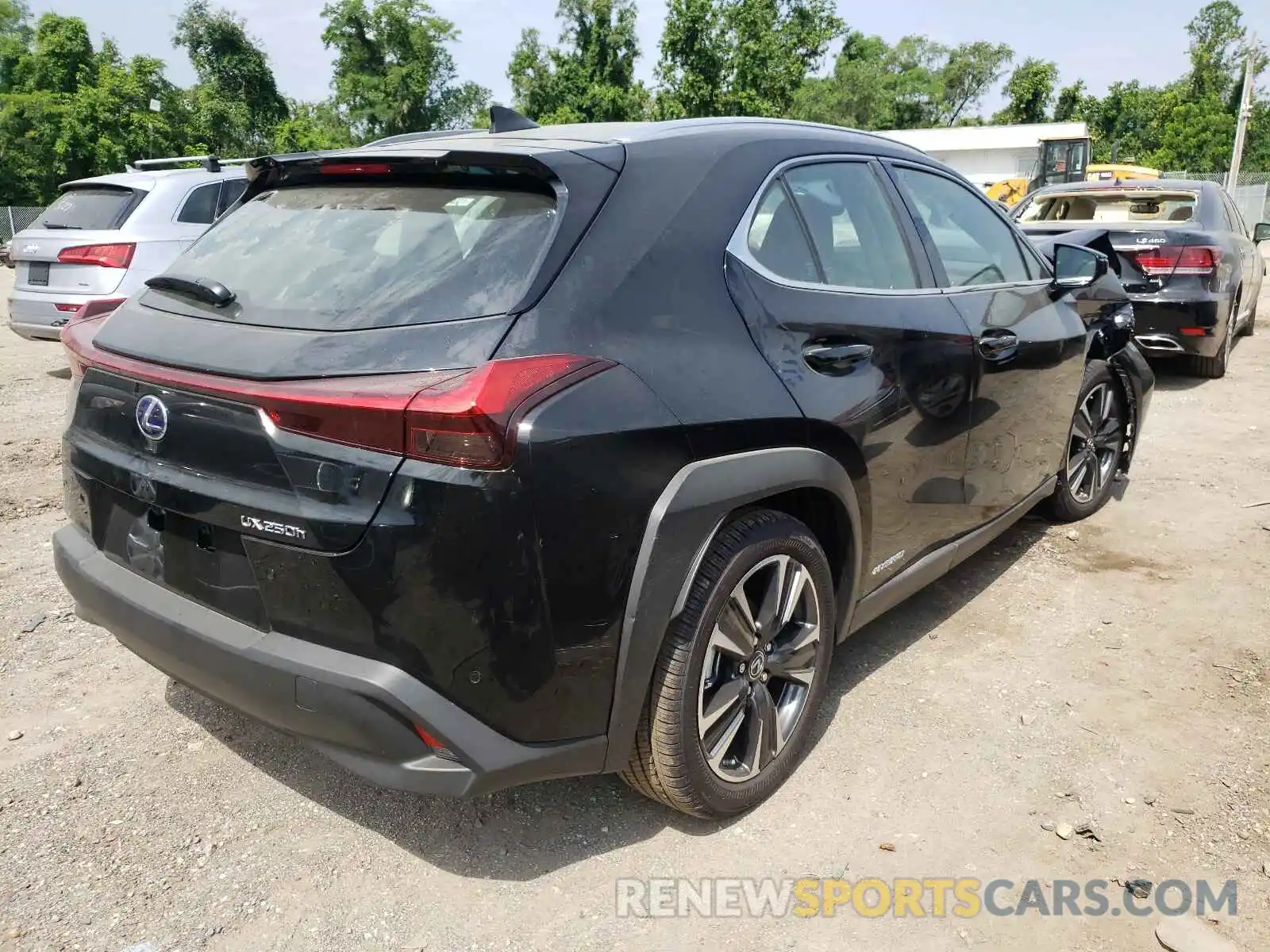 4 Фотография поврежденного автомобиля JTHP9JBH4M2045240 LEXUS UX 250H 2021