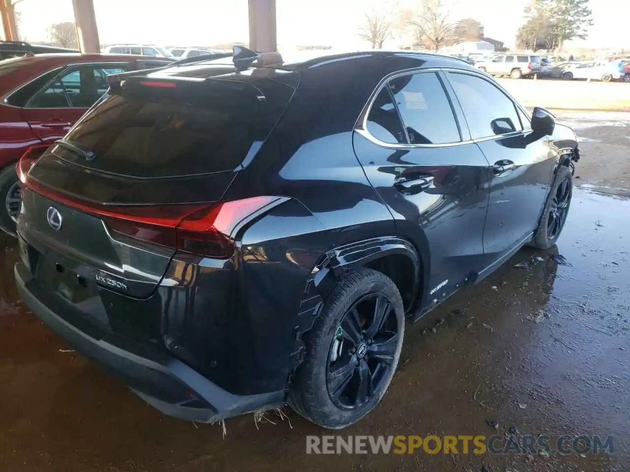 4 Фотография поврежденного автомобиля JTHP9JBH4M2047859 LEXUS UX 250H 2021