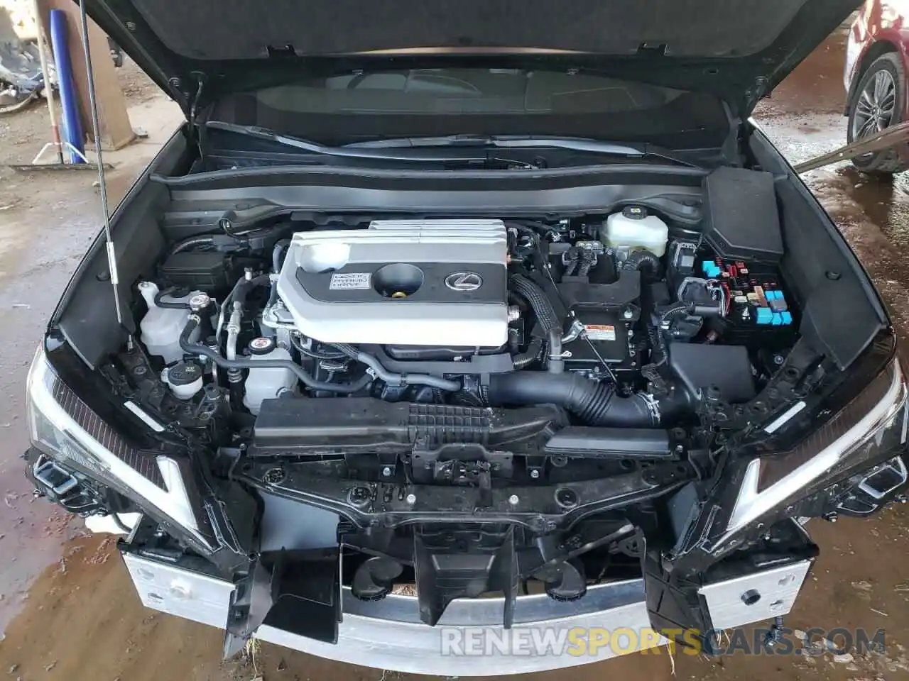 7 Фотография поврежденного автомобиля JTHP9JBH4M2047859 LEXUS UX 250H 2021