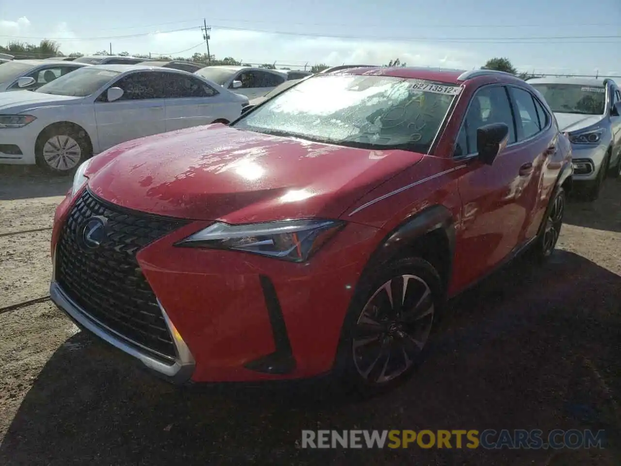 2 Photograph of a damaged car JTHP9JBH5M2047725 LEXUS UX 250H 2021