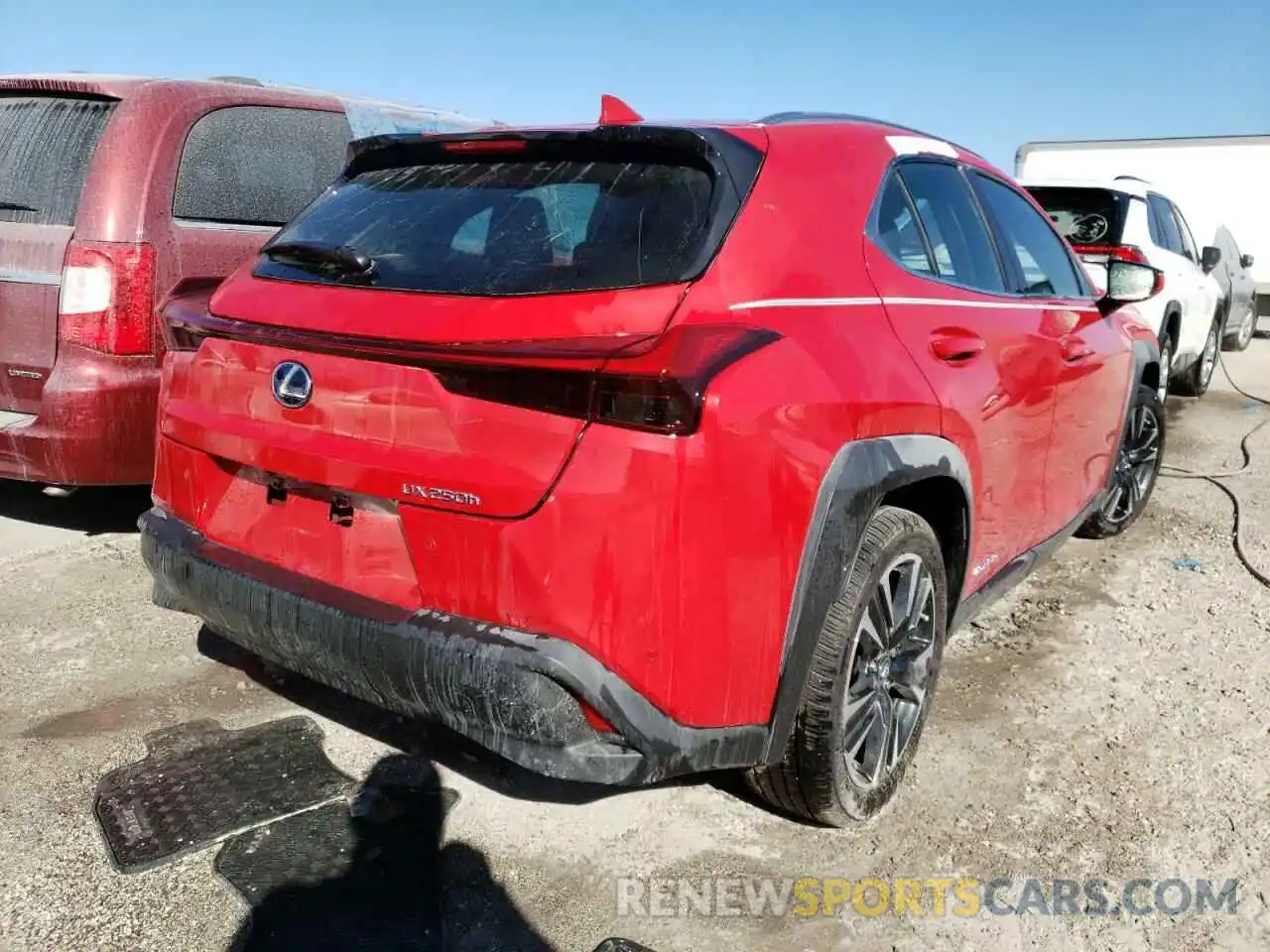 4 Photograph of a damaged car JTHP9JBH5M2047725 LEXUS UX 250H 2021