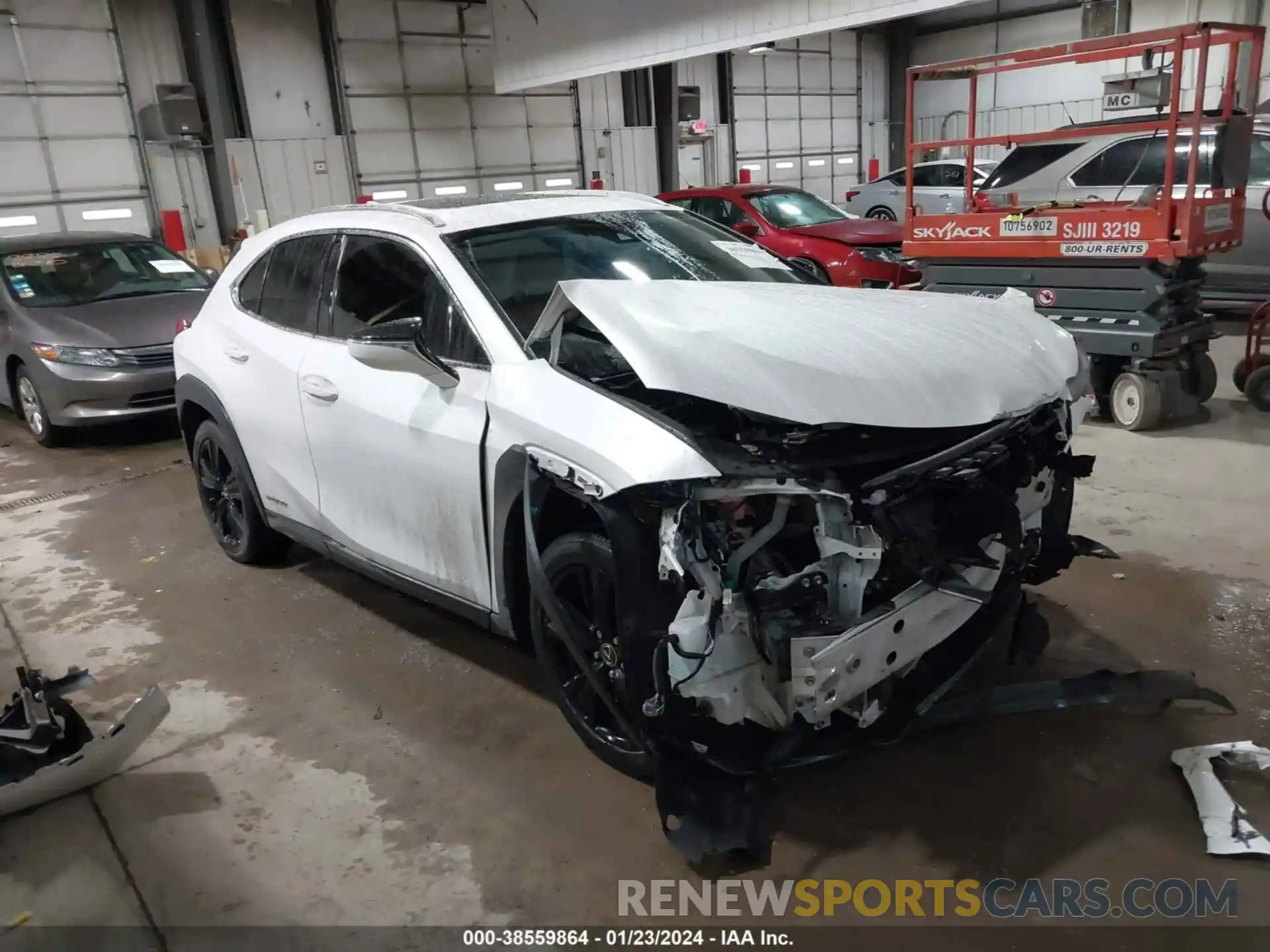 1 Photograph of a damaged car JTHP9JBH6M2039827 LEXUS UX 250H 2021