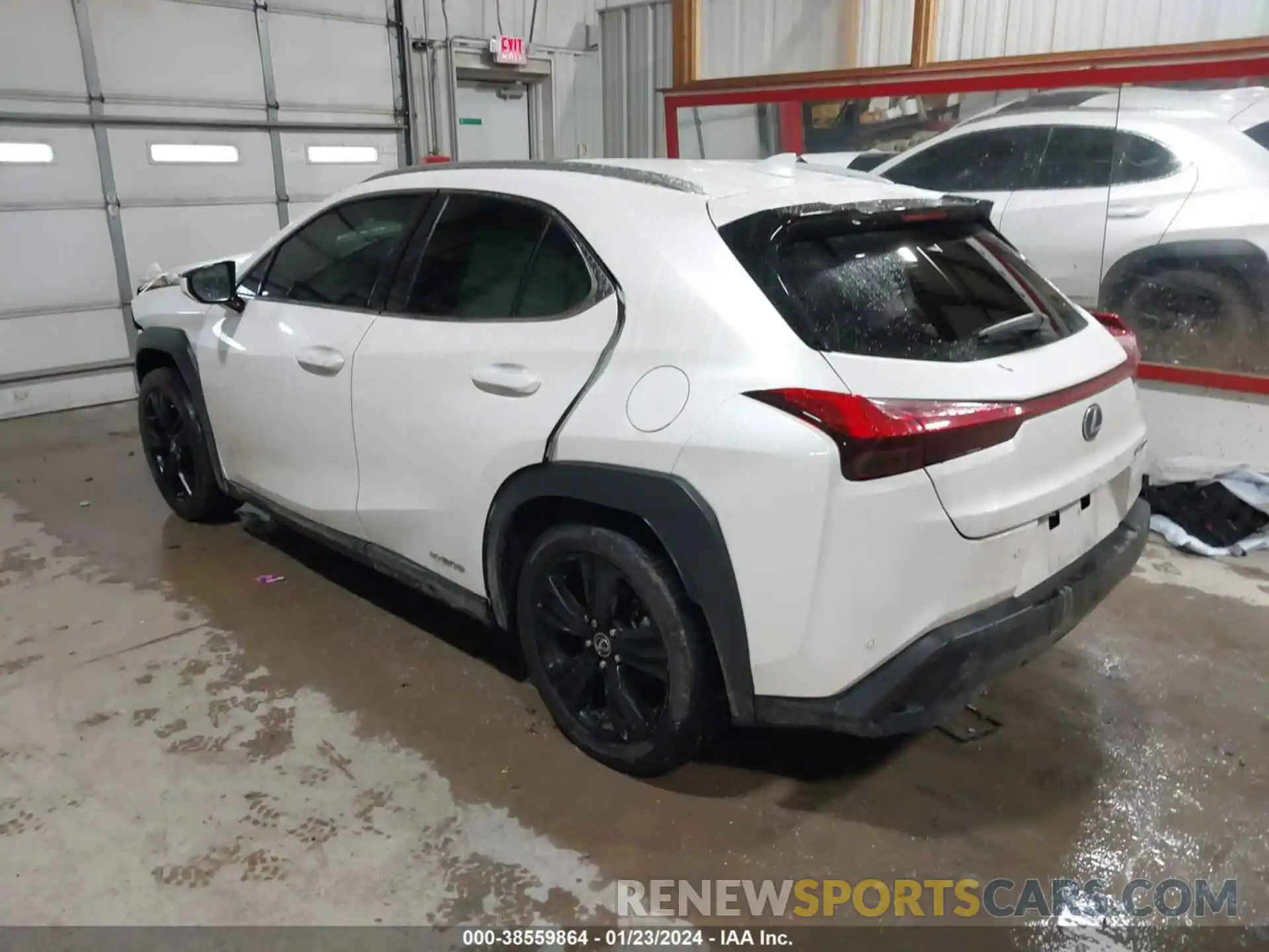 3 Фотография поврежденного автомобиля JTHP9JBH6M2039827 LEXUS UX 250H 2021