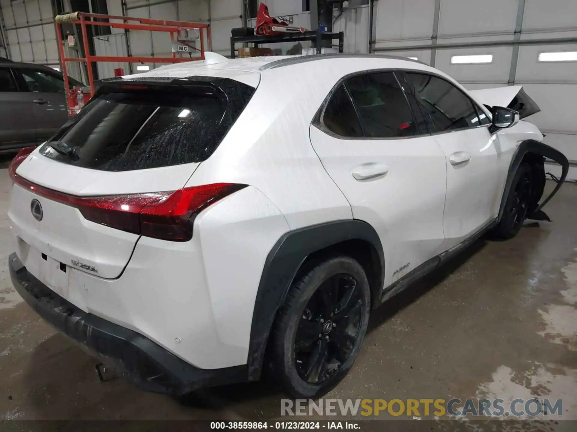 4 Фотография поврежденного автомобиля JTHP9JBH6M2039827 LEXUS UX 250H 2021