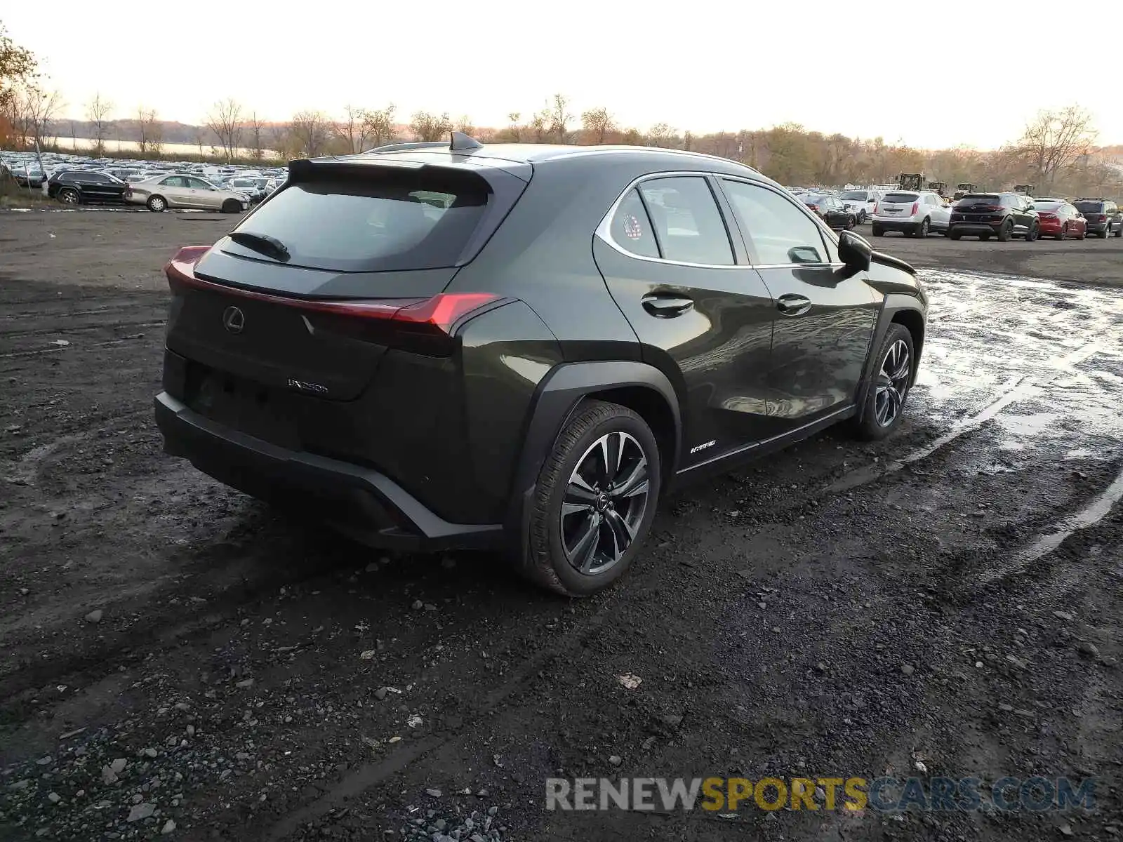 4 Фотография поврежденного автомобиля JTHP9JBH6M2042534 LEXUS UX 250H 2021