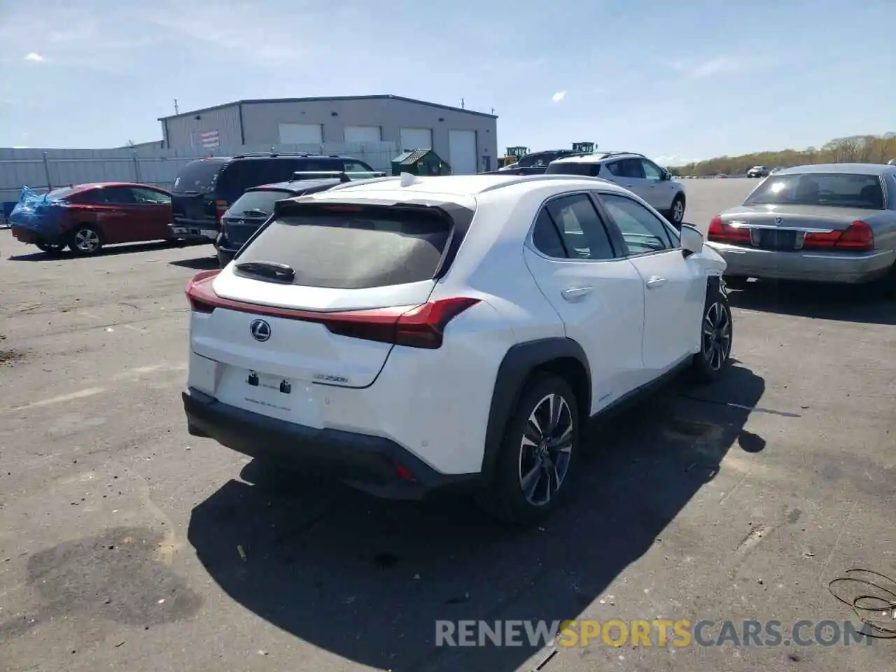 4 Photograph of a damaged car JTHP9JBH6M2051623 LEXUS UX 250H 2021