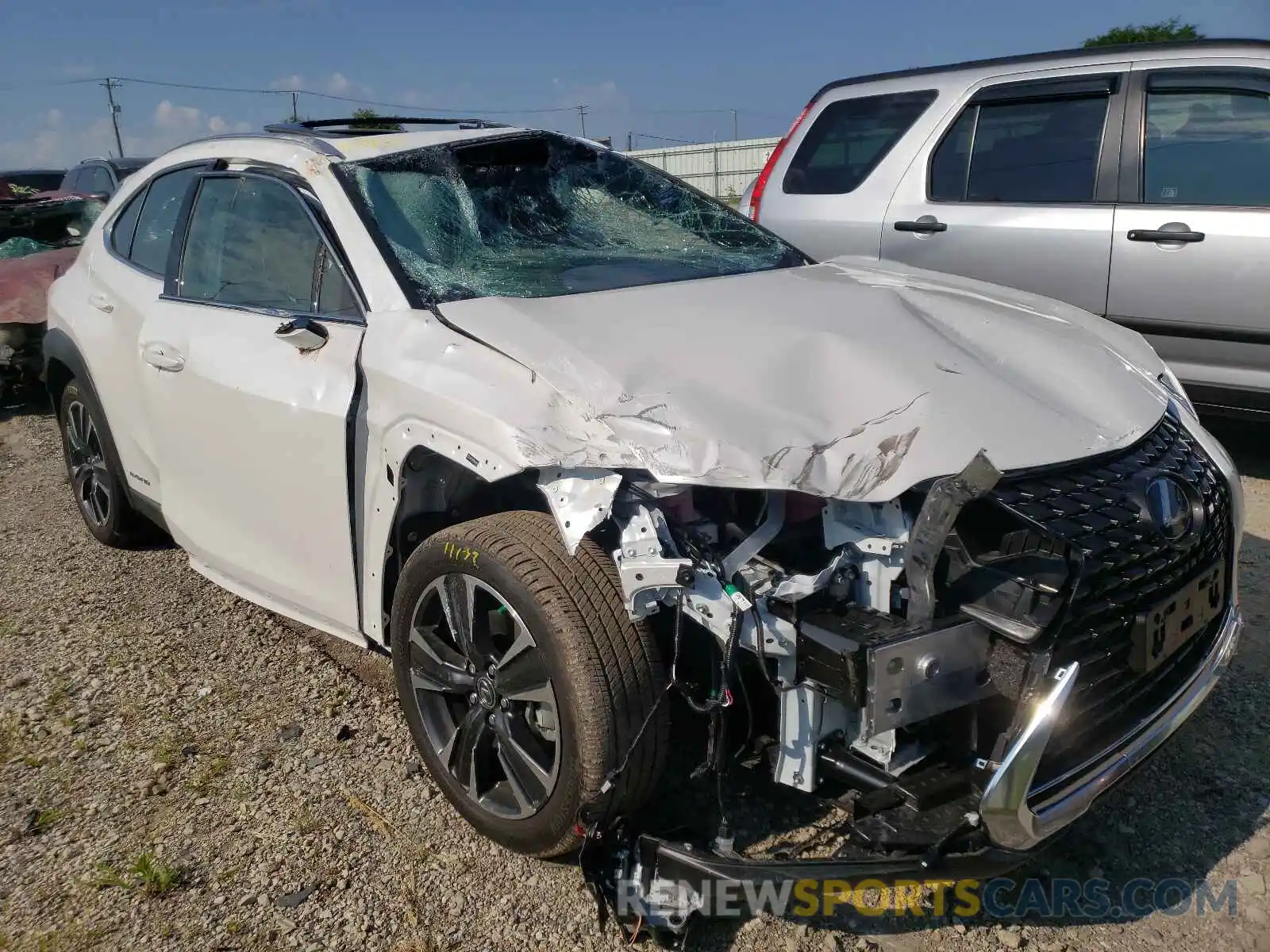 1 Photograph of a damaged car JTHP9JBH8M2040476 LEXUS UX 250H 2021