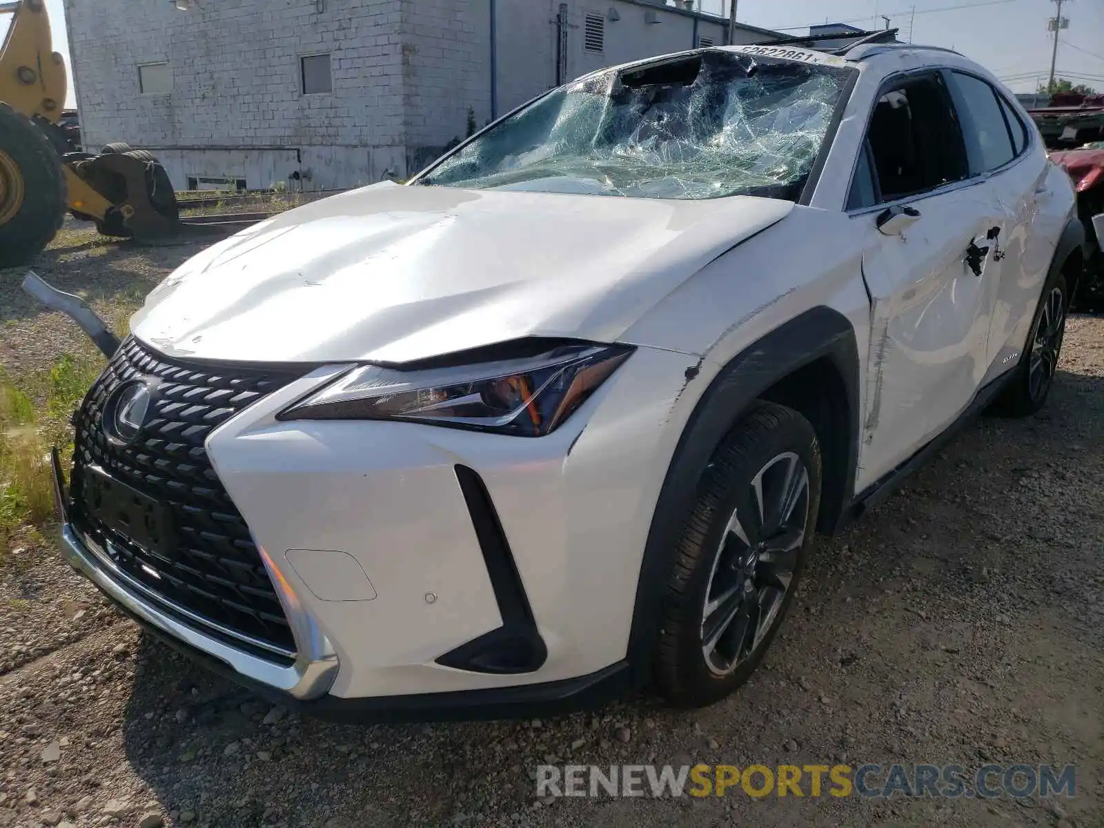 2 Фотография поврежденного автомобиля JTHP9JBH8M2040476 LEXUS UX 250H 2021