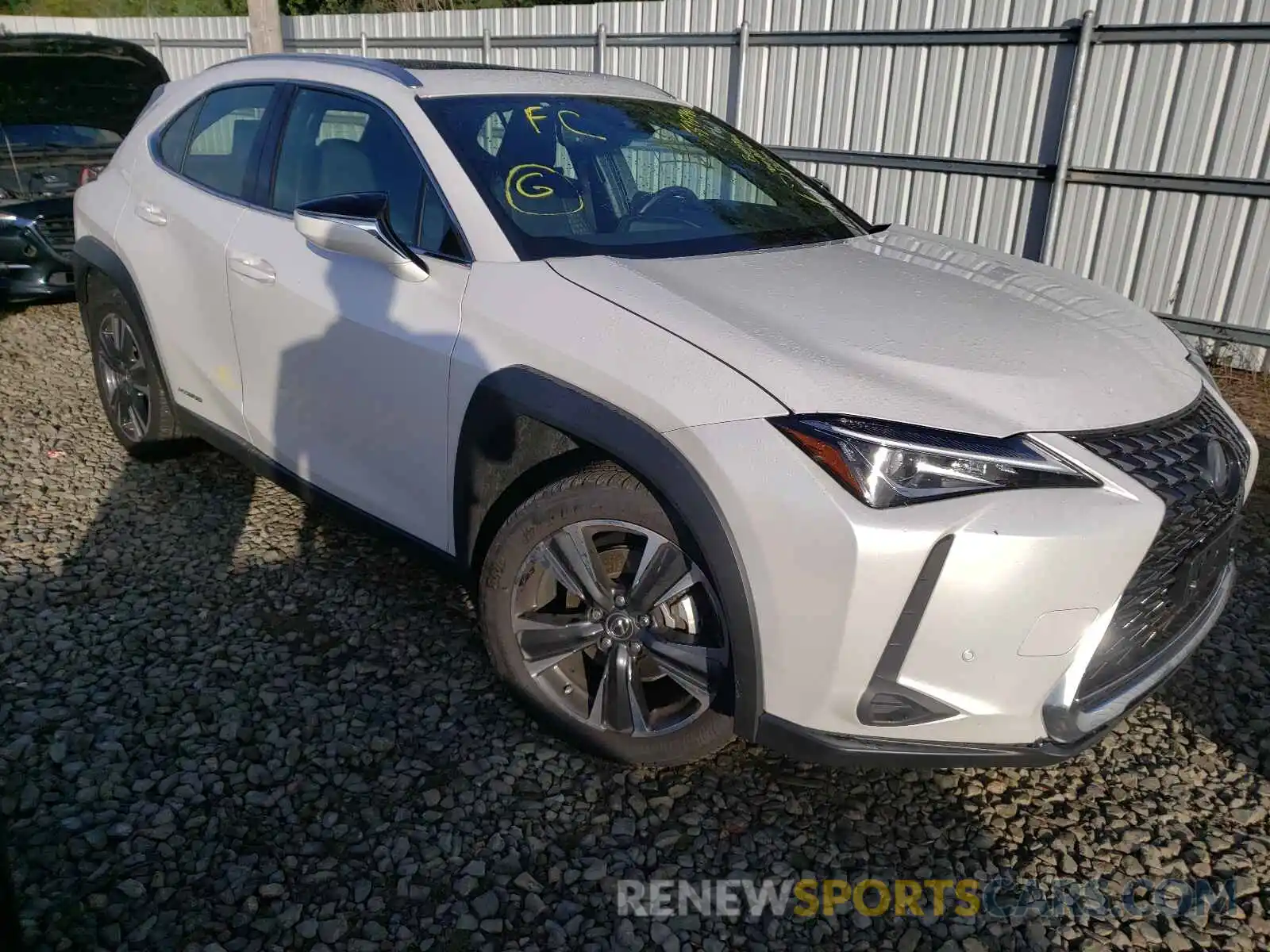 1 Фотография поврежденного автомобиля JTHP9JBH8M2043331 LEXUS UX 250H 2021