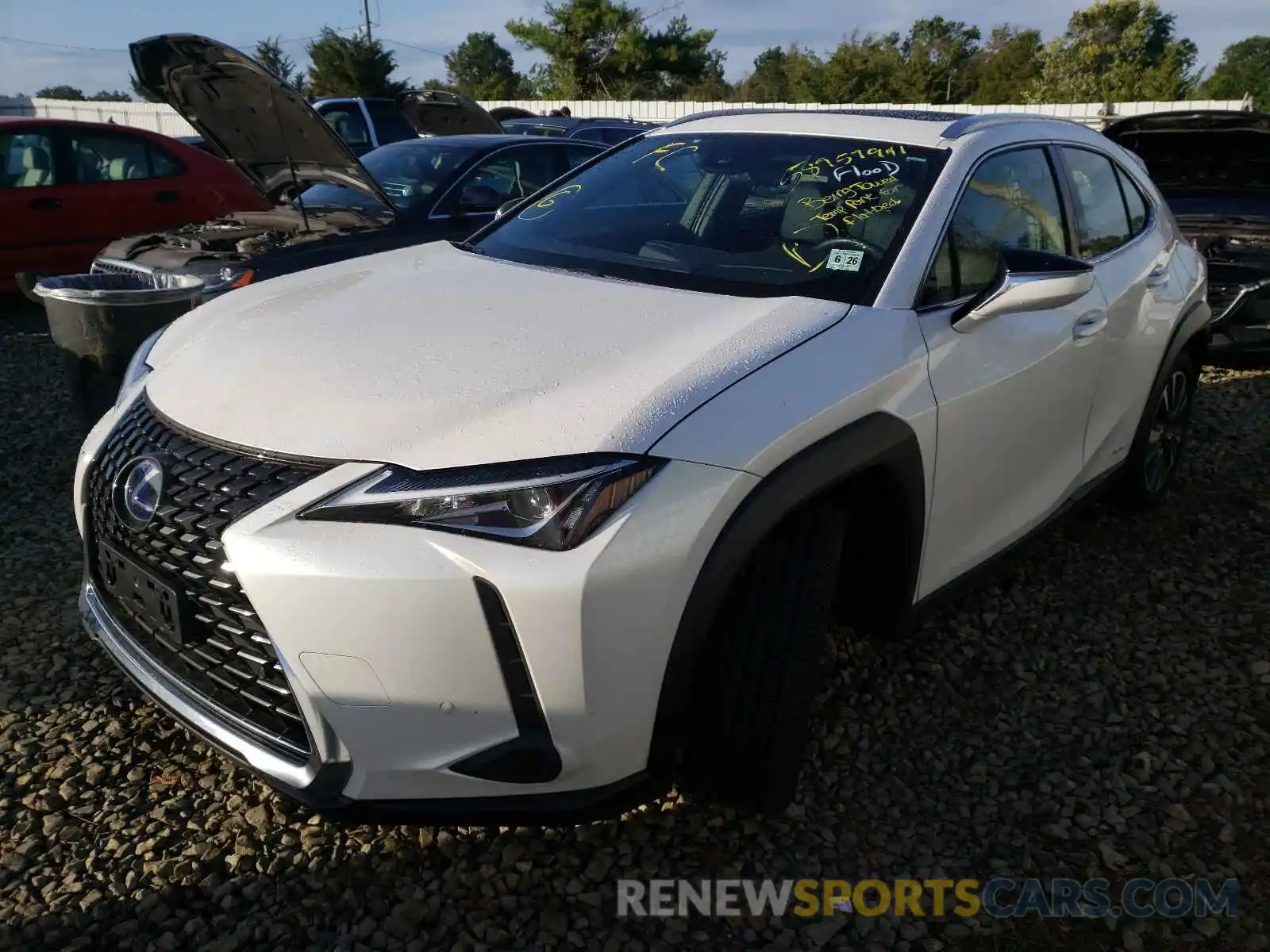 2 Photograph of a damaged car JTHP9JBH8M2043331 LEXUS UX 250H 2021