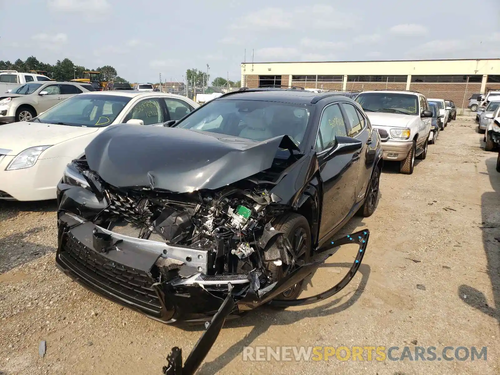 2 Photograph of a damaged car JTHP9JBH8M2045371 LEXUS UX 250H 2021