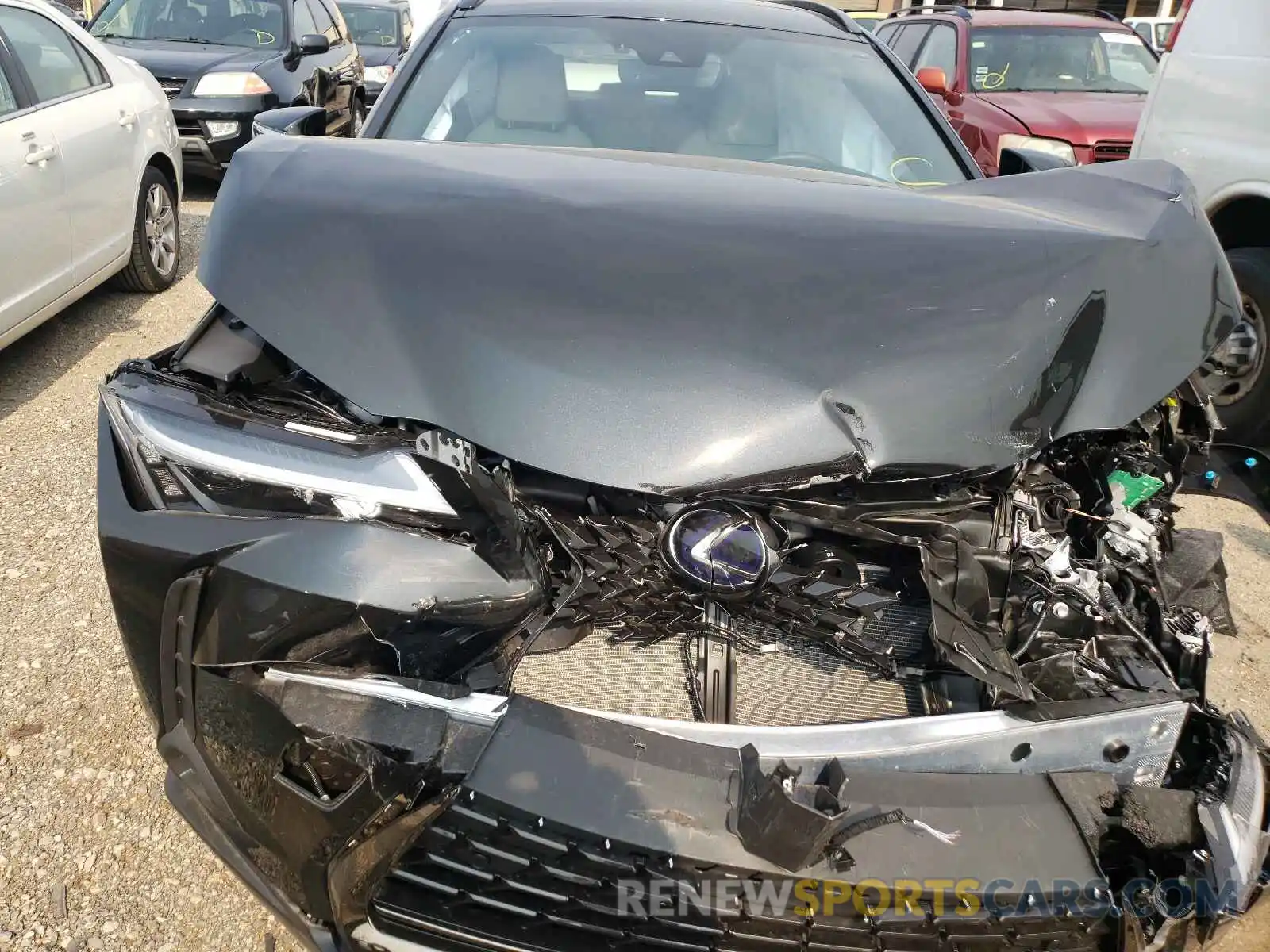 7 Photograph of a damaged car JTHP9JBH8M2045371 LEXUS UX 250H 2021