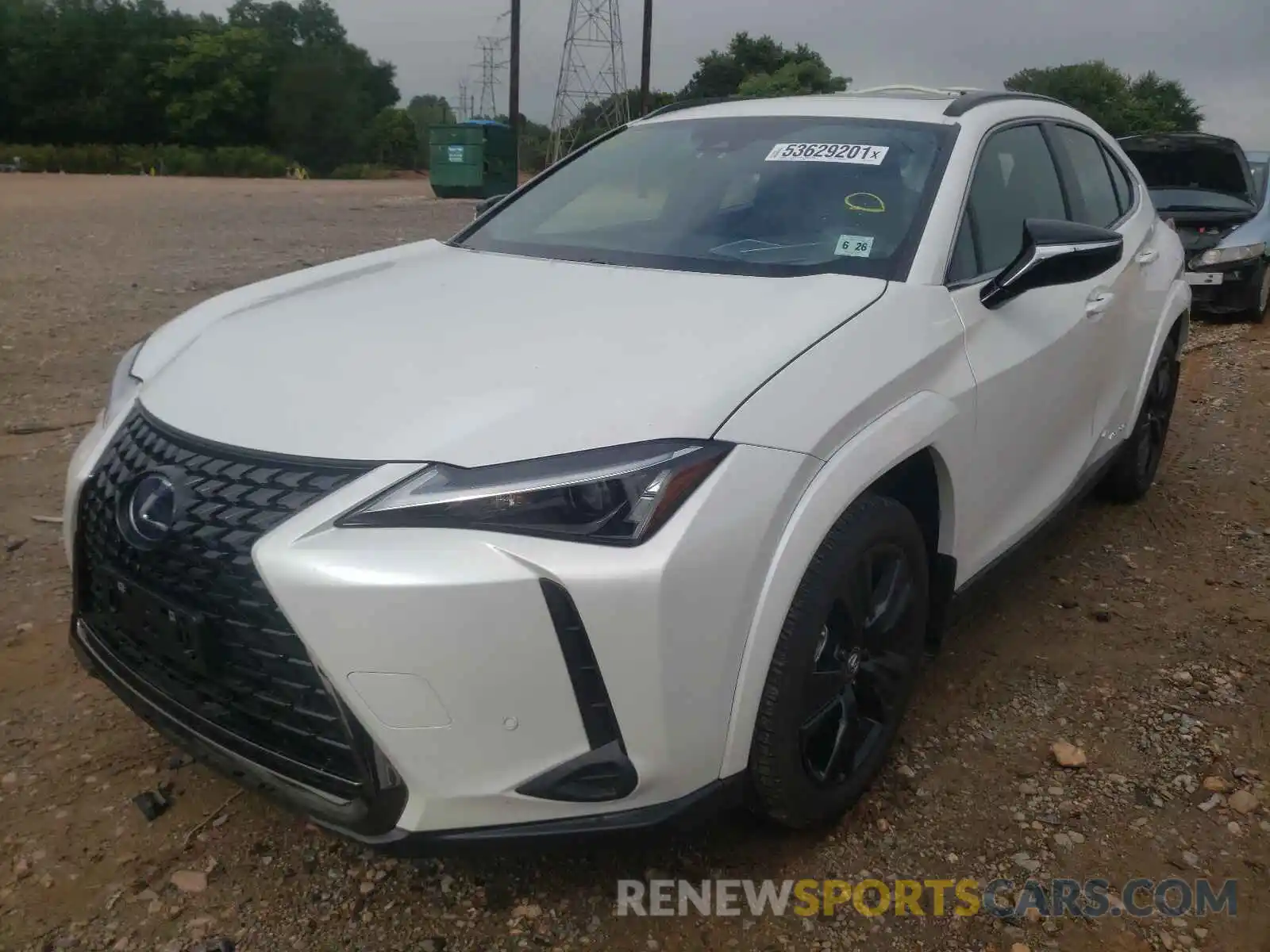 2 Фотография поврежденного автомобиля JTHP9JBH9M2048098 LEXUS UX 250H 2021