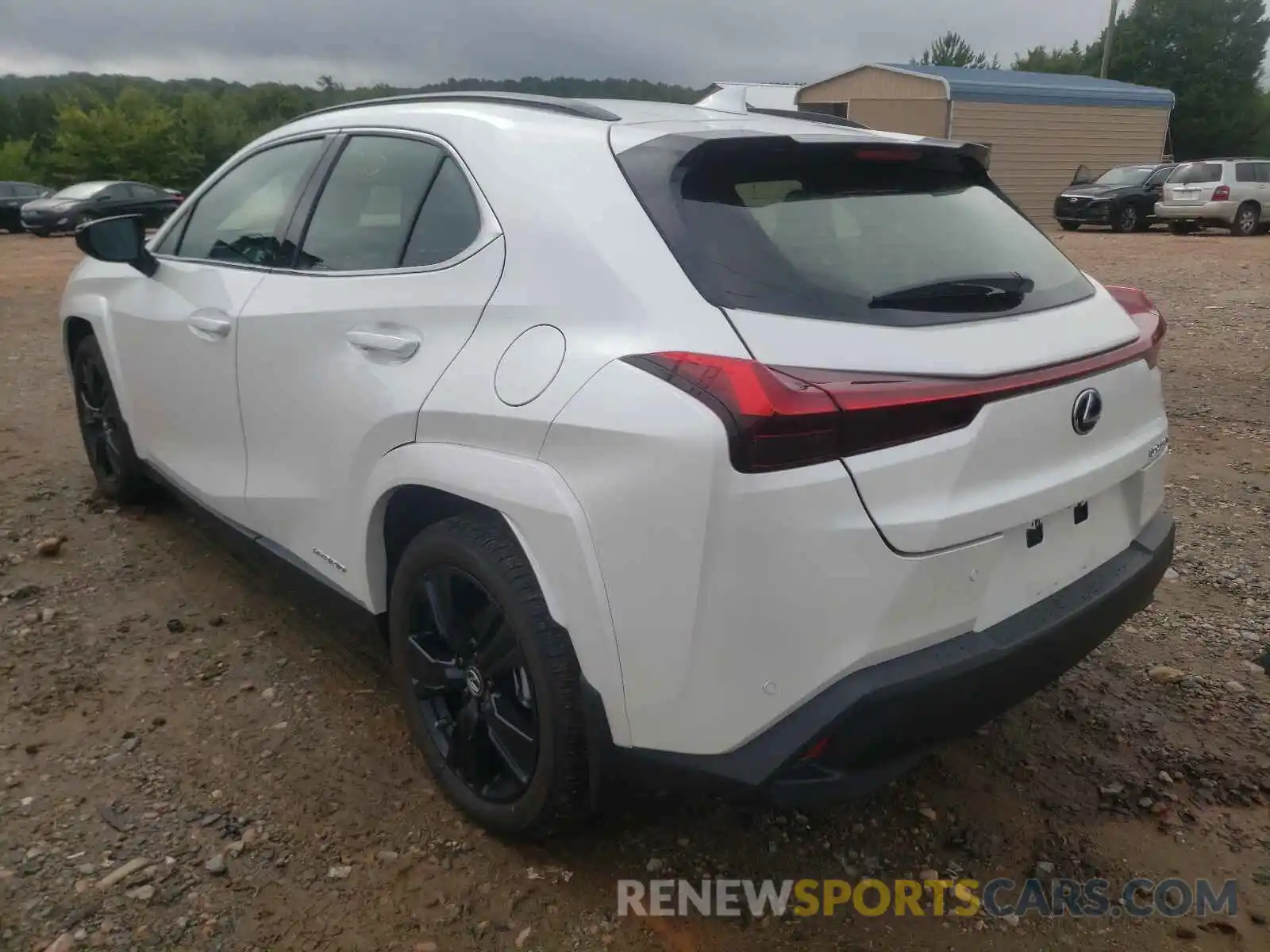 3 Фотография поврежденного автомобиля JTHP9JBH9M2048098 LEXUS UX 250H 2021