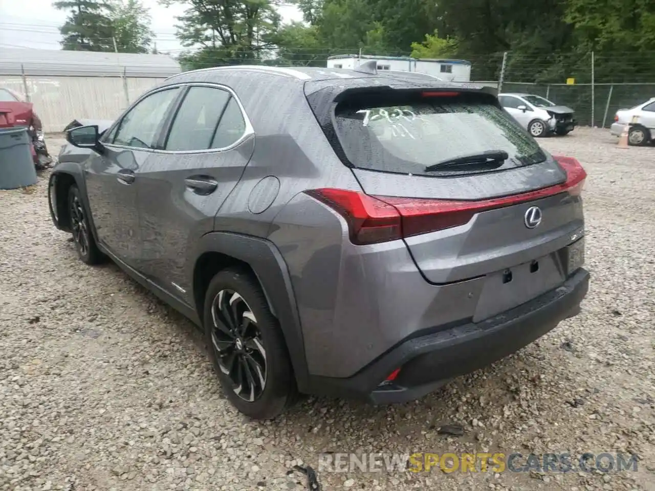 3 Photograph of a damaged car JTHP9JBH9M2054242 LEXUS UX 250H 2021