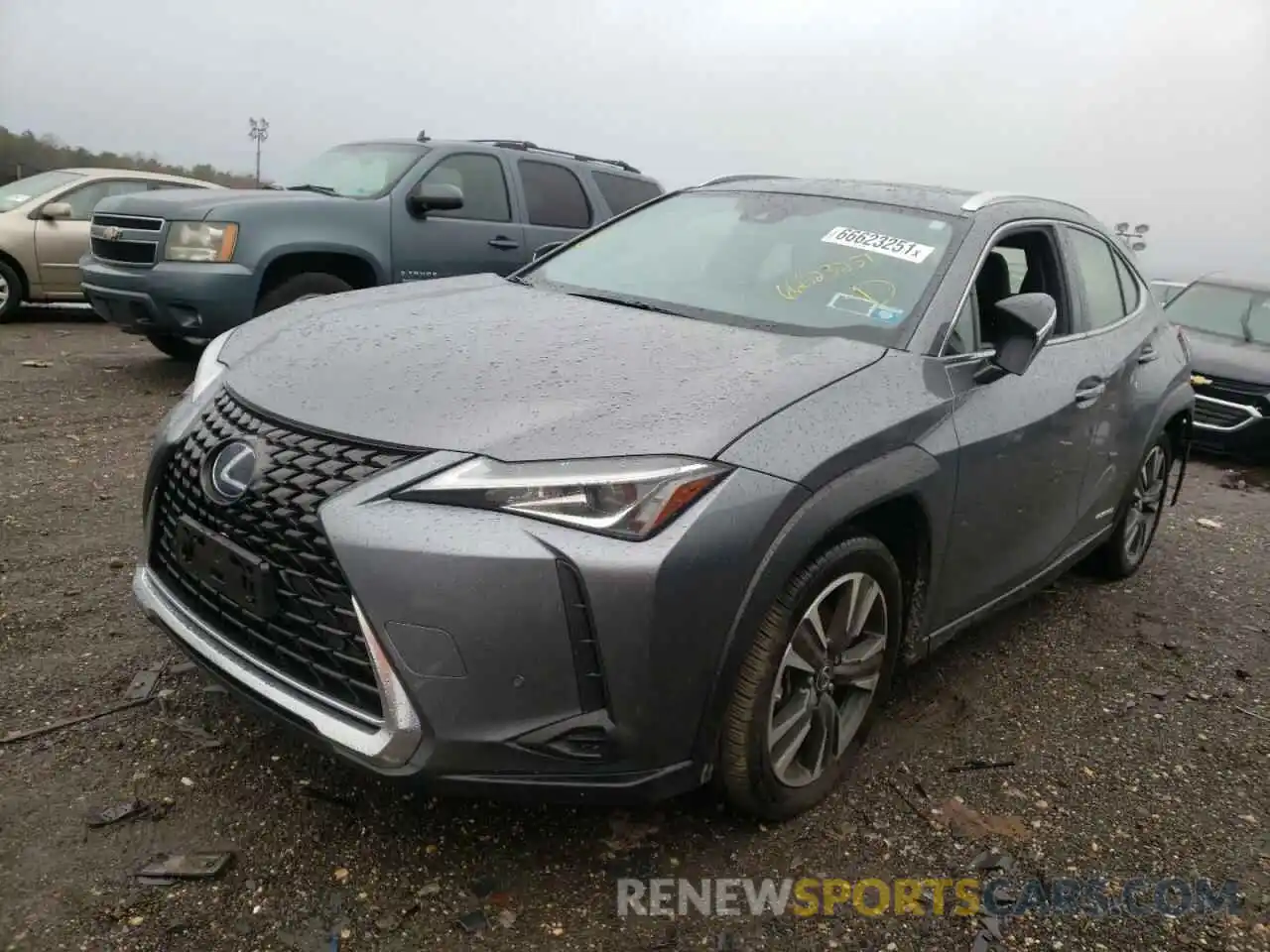 2 Фотография поврежденного автомобиля JTHP9JBHXM2037529 LEXUS UX 250H 2021