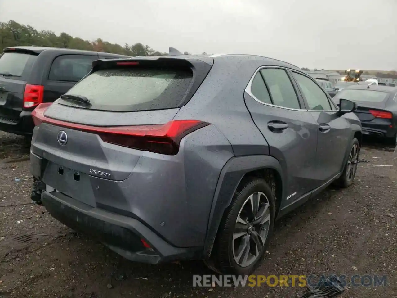 4 Фотография поврежденного автомобиля JTHP9JBHXM2037529 LEXUS UX 250H 2021