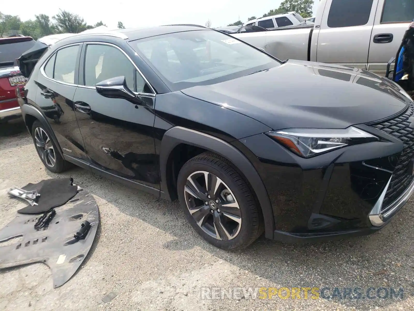 1 Фотография поврежденного автомобиля JTHP9JBHXM2038731 LEXUS UX 250H 2021