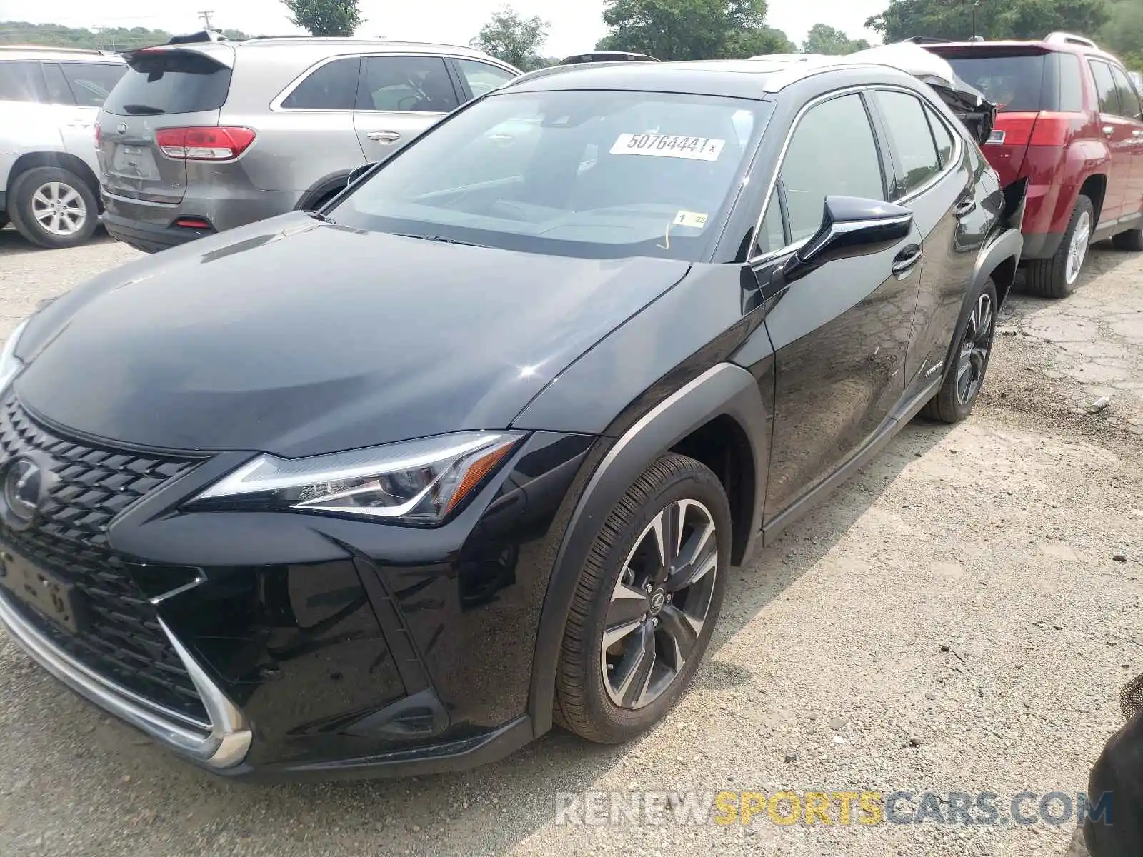 2 Фотография поврежденного автомобиля JTHP9JBHXM2038731 LEXUS UX 250H 2021